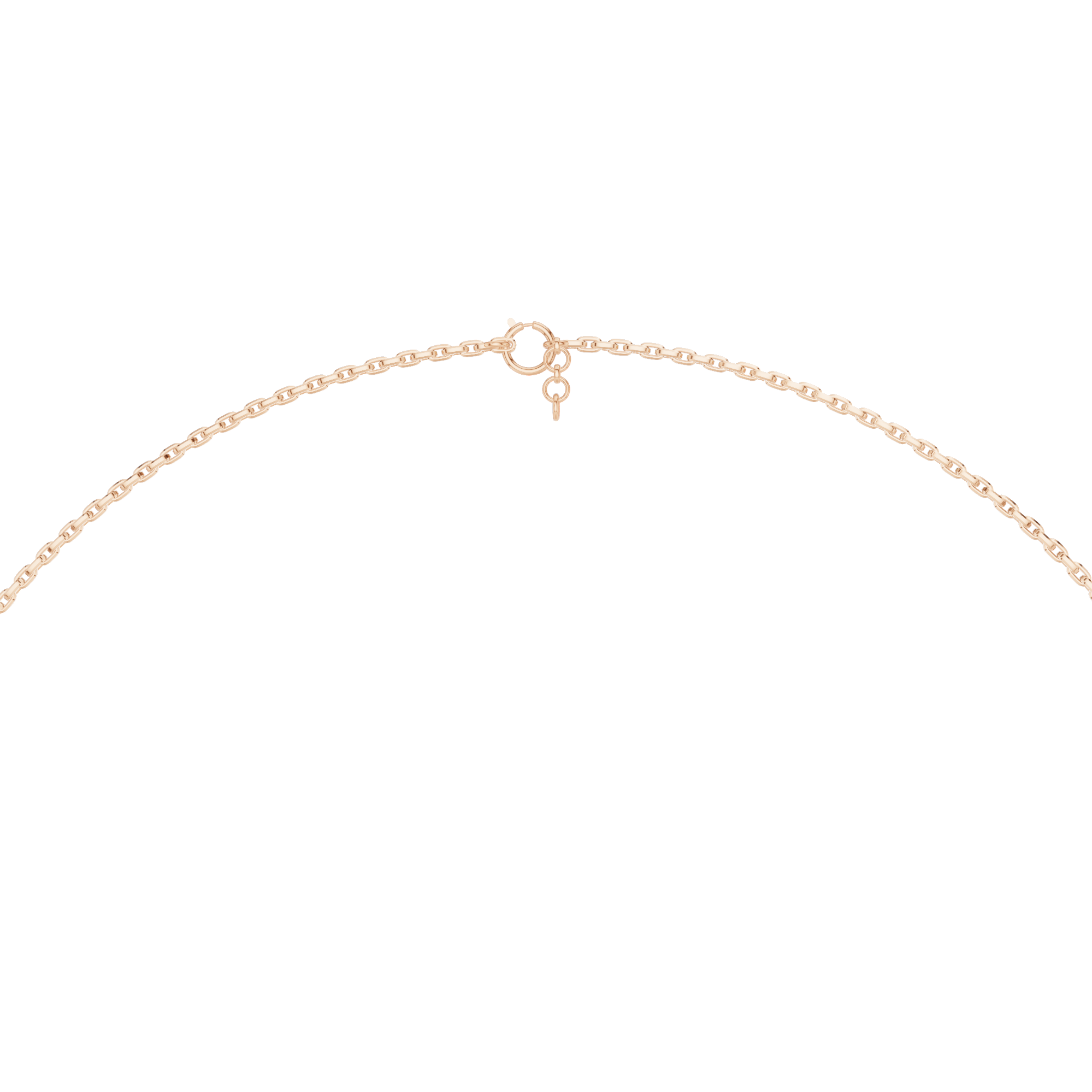 Bezel Set Heart Necklace 3 CT