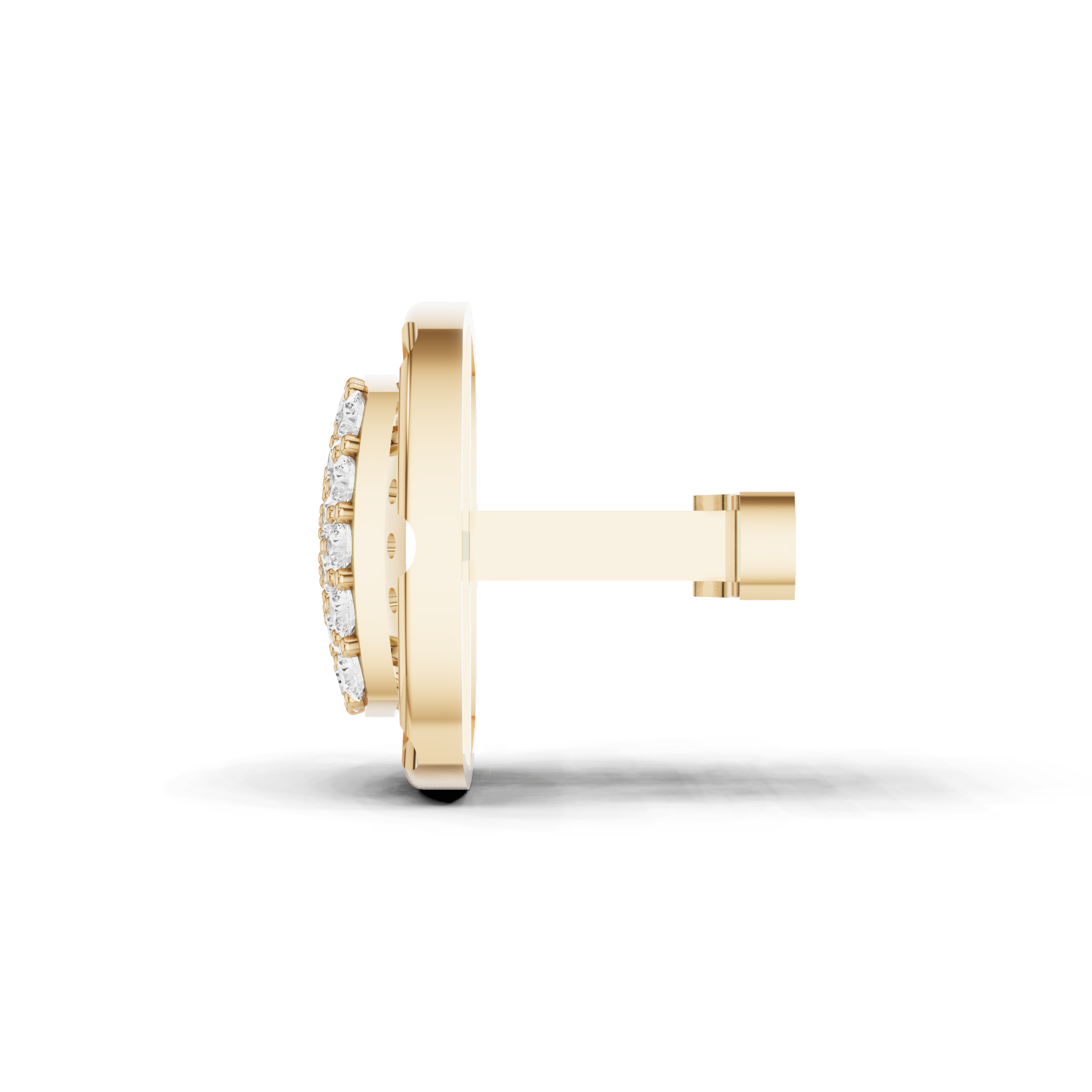 Rounded Square Cluster Cufflink