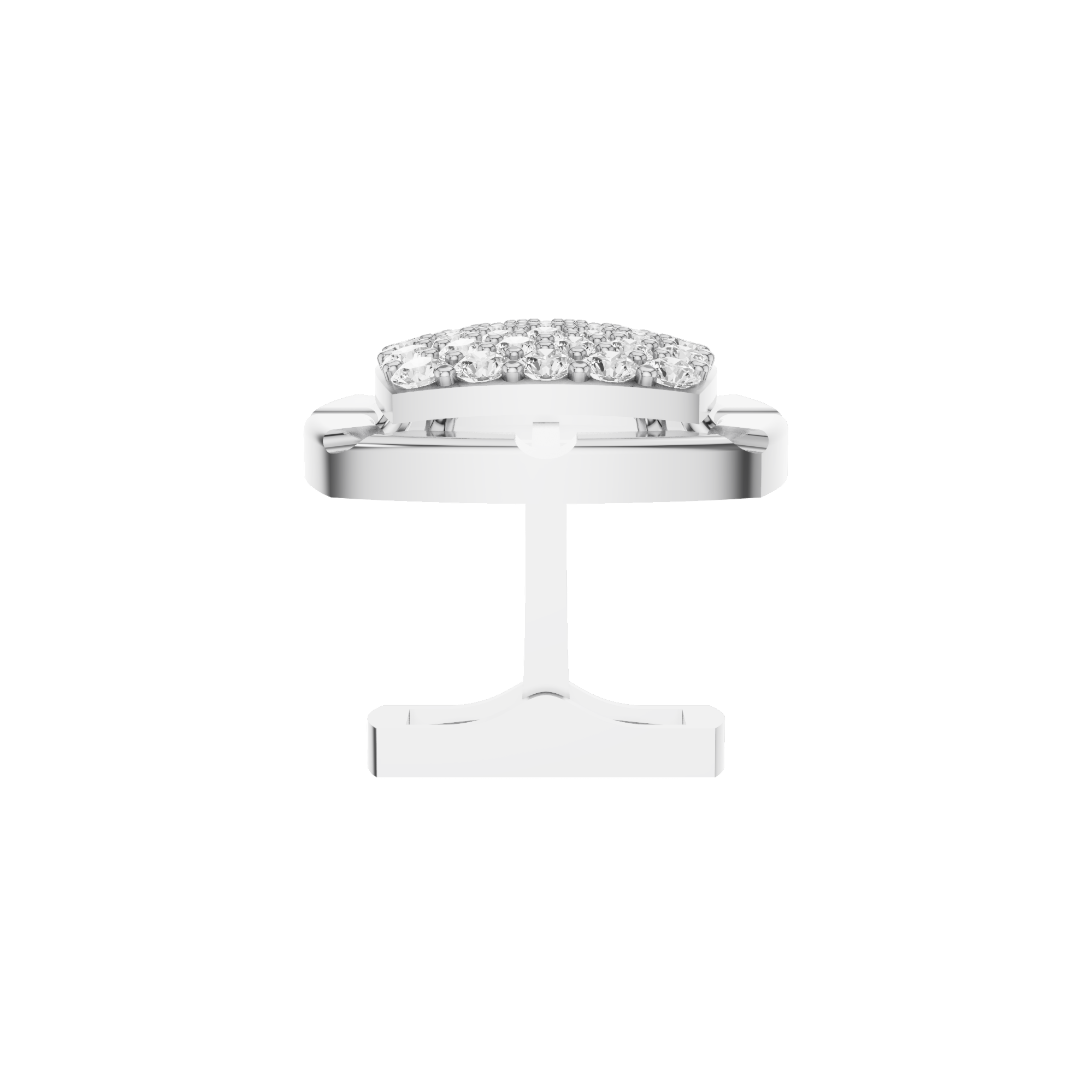 Rounded Square Cluster Cufflink
