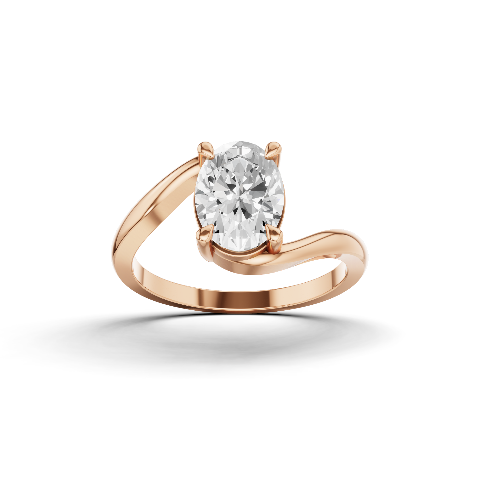Oval Twist Ring