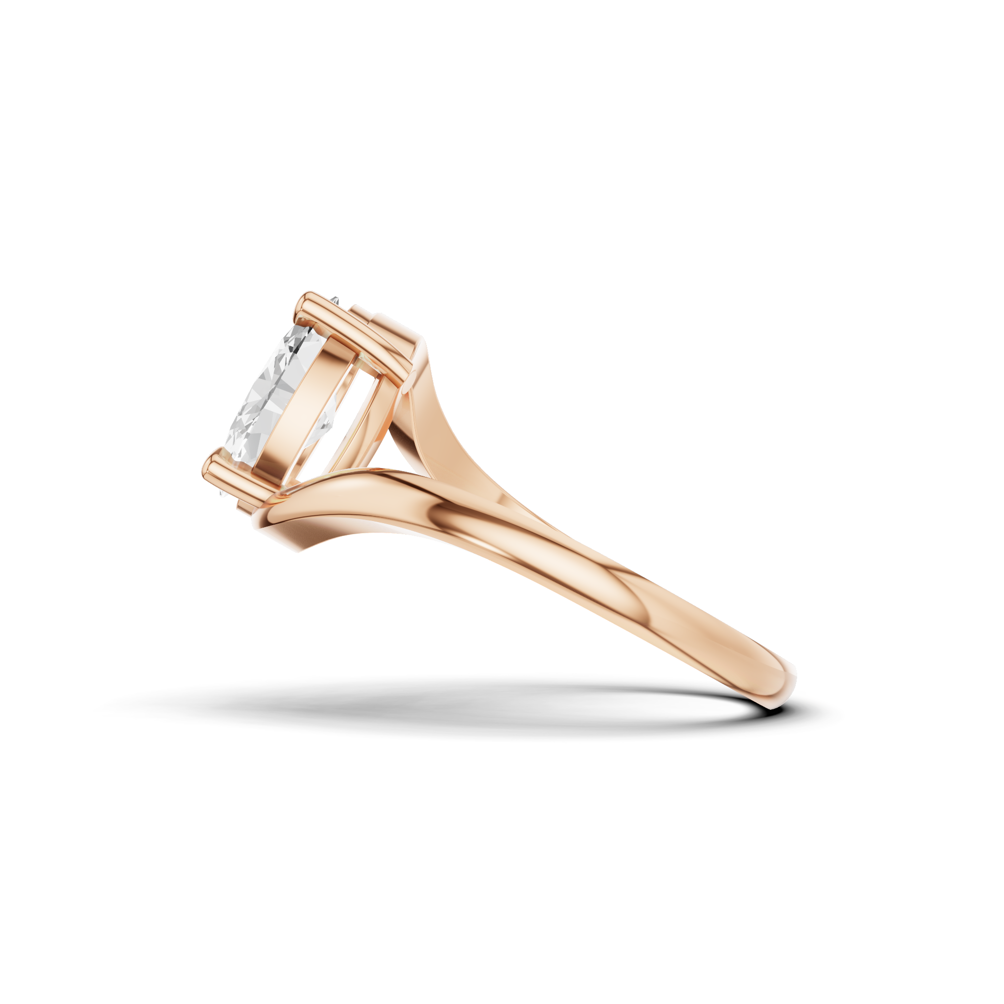 Oval Twist Ring
