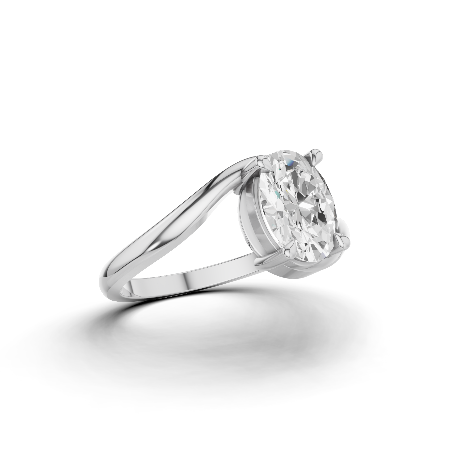 Oval Twist Ring