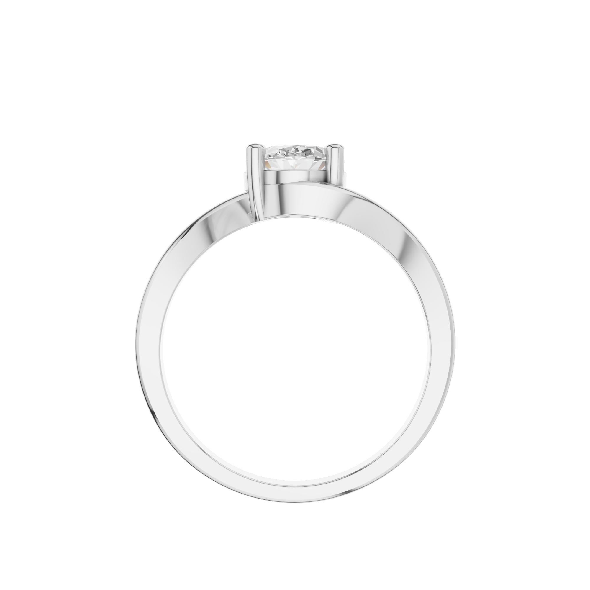 Oval Twist Ring