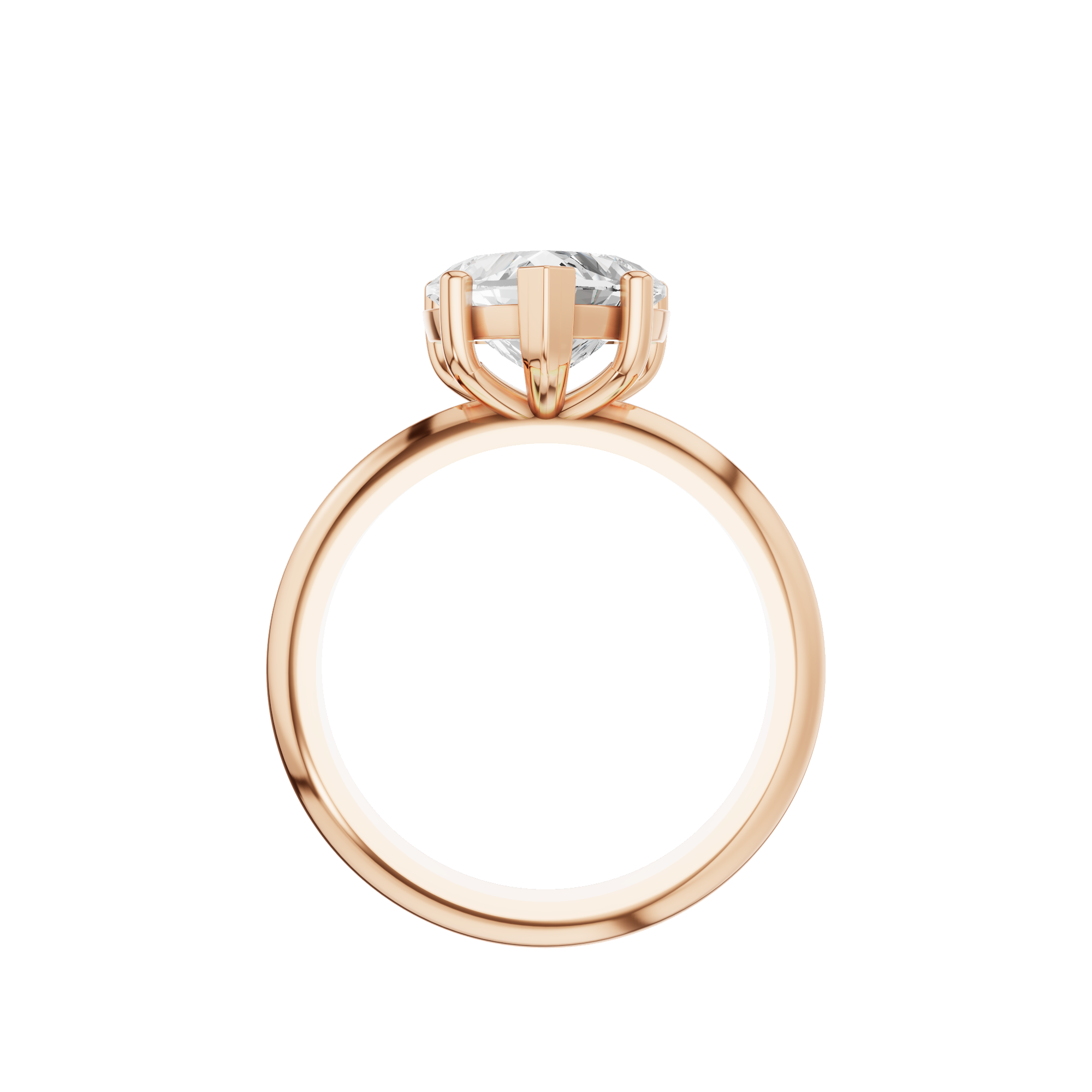 Classic Heart Engagement Ring
