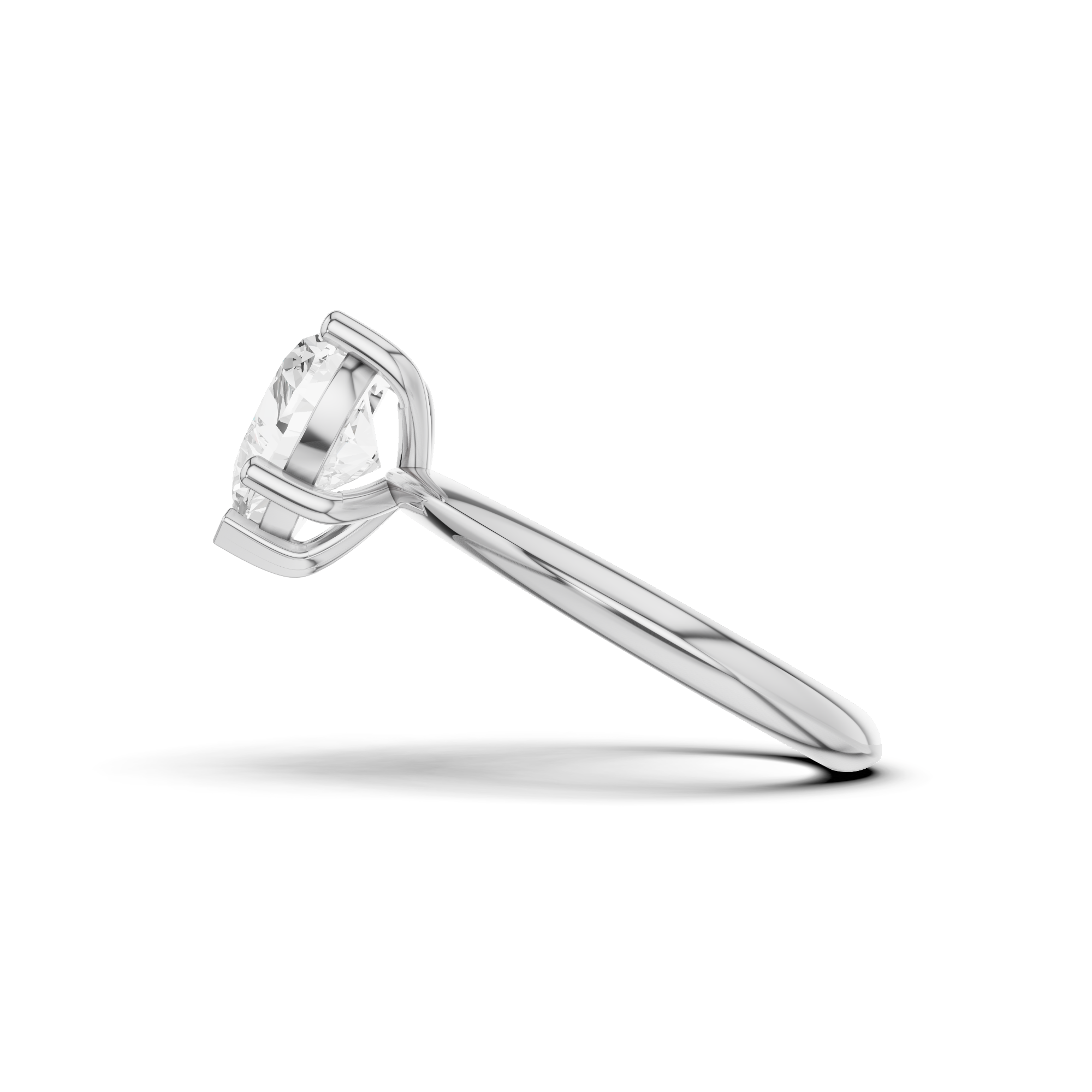 Classic Heart Engagement Ring