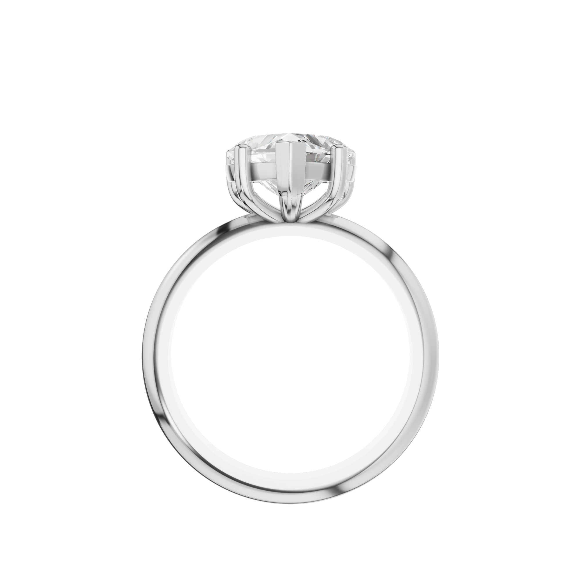 Classic Heart Engagement Ring
