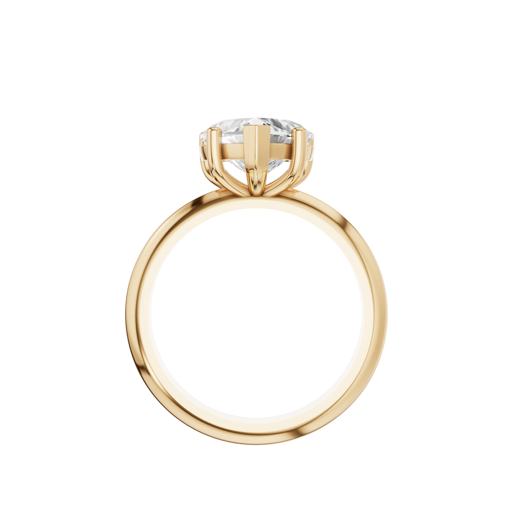 Classic Heart Engagement Ring