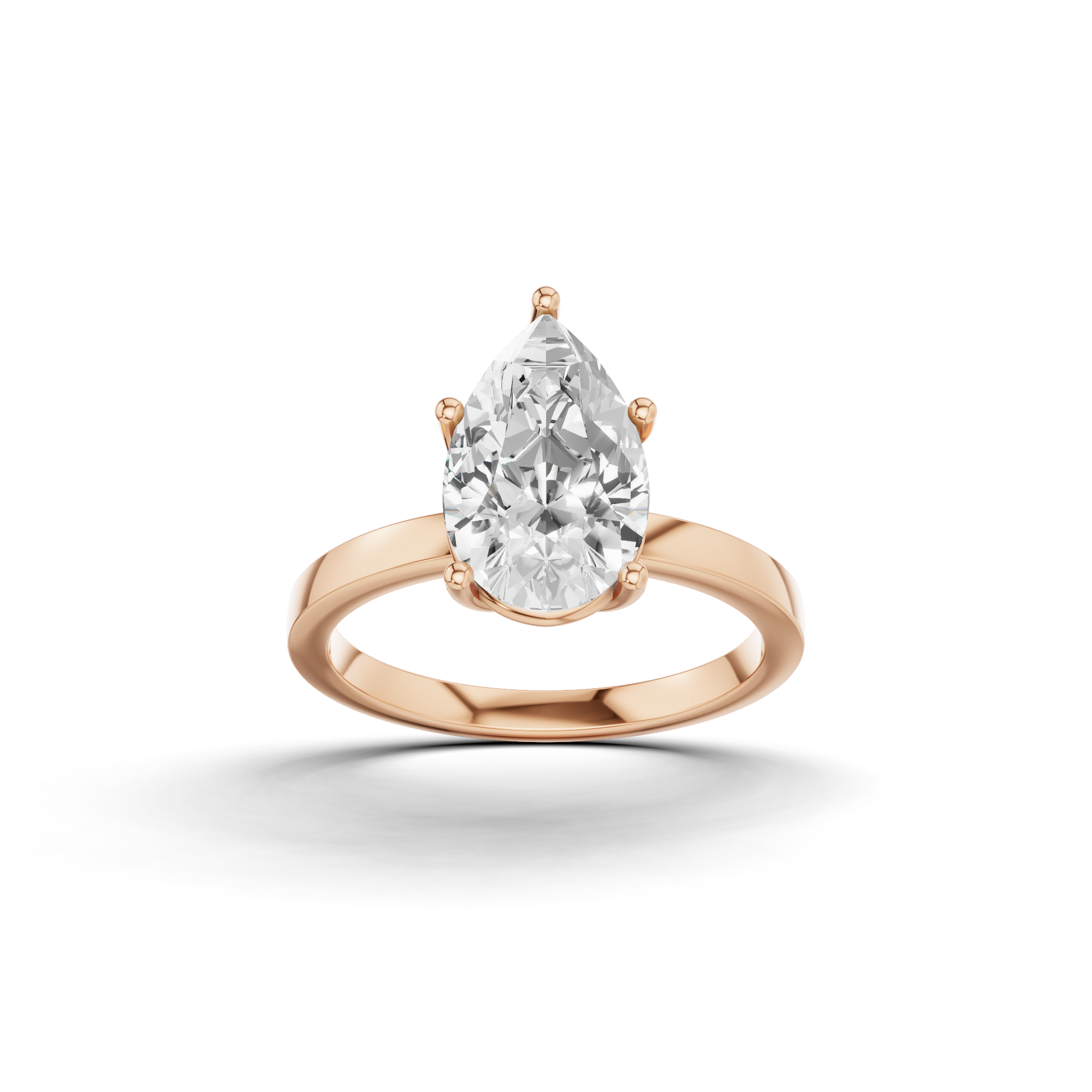 Pear Diamond Ring