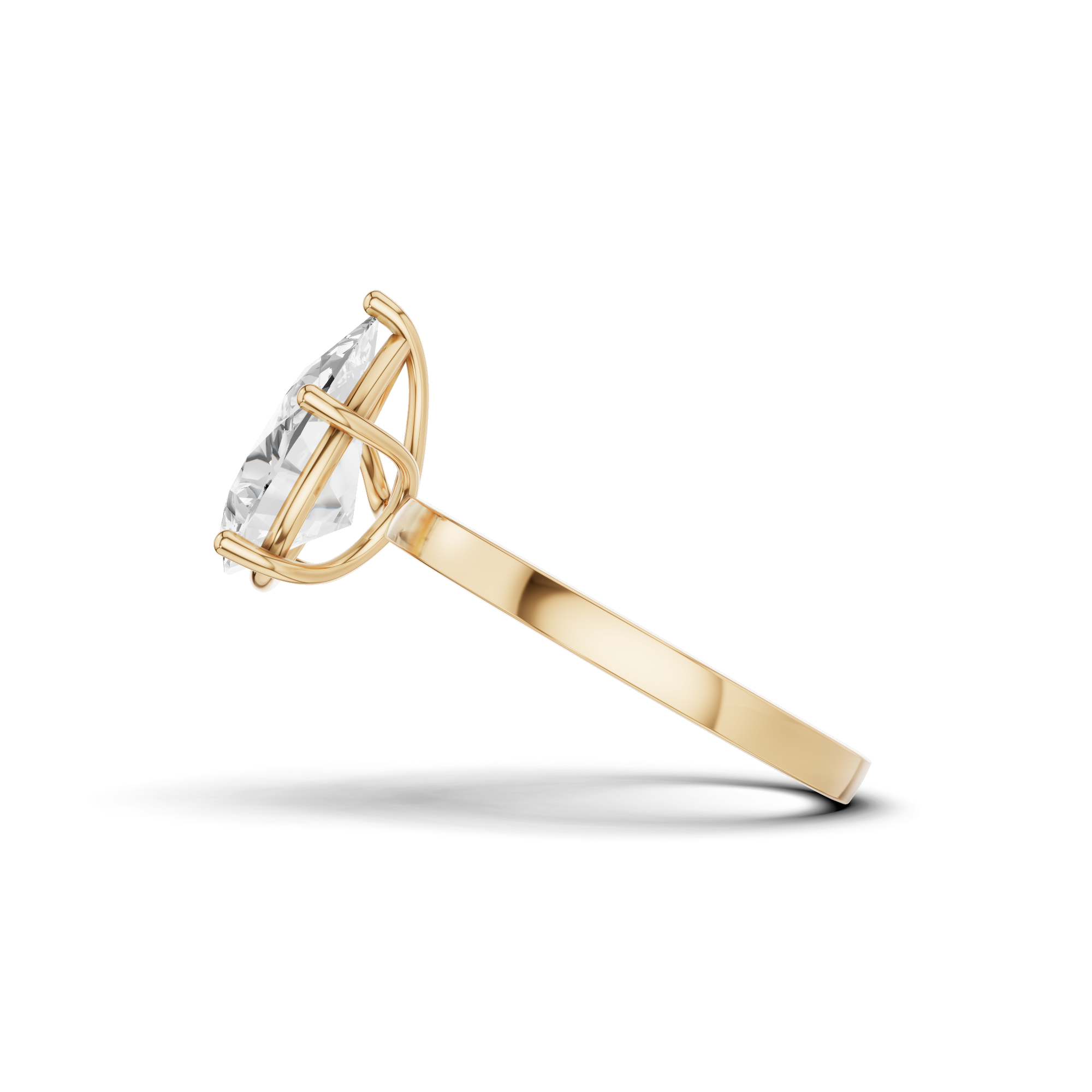 Pear Diamond Ring
