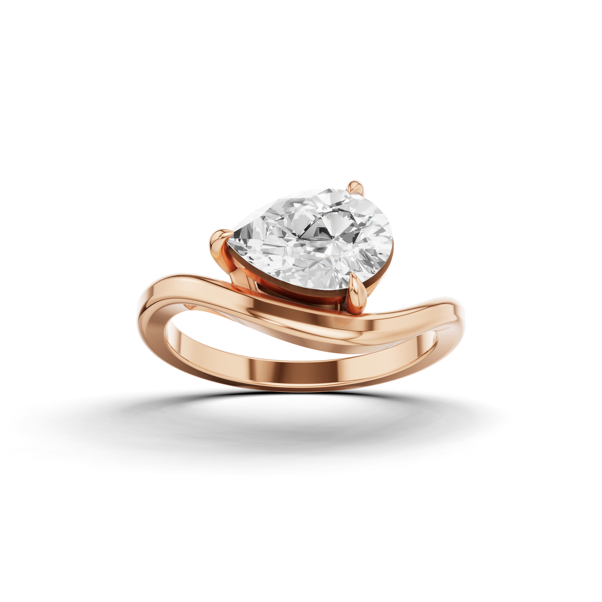 East to West Pear Ring