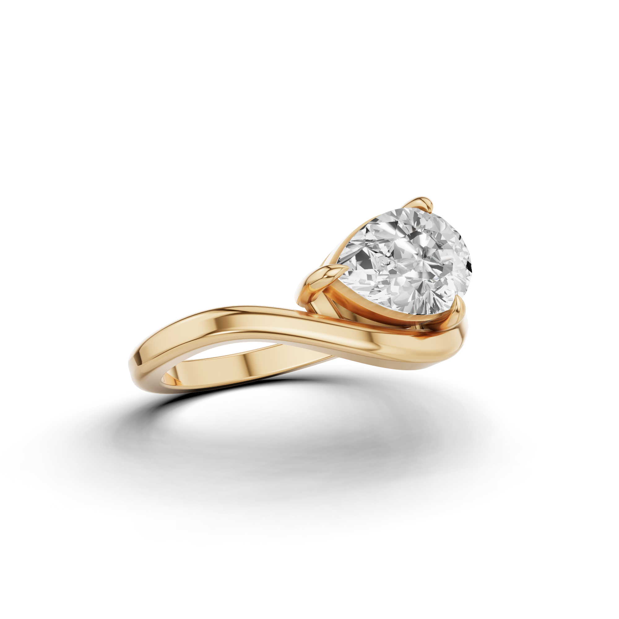 East to West Pear Ring