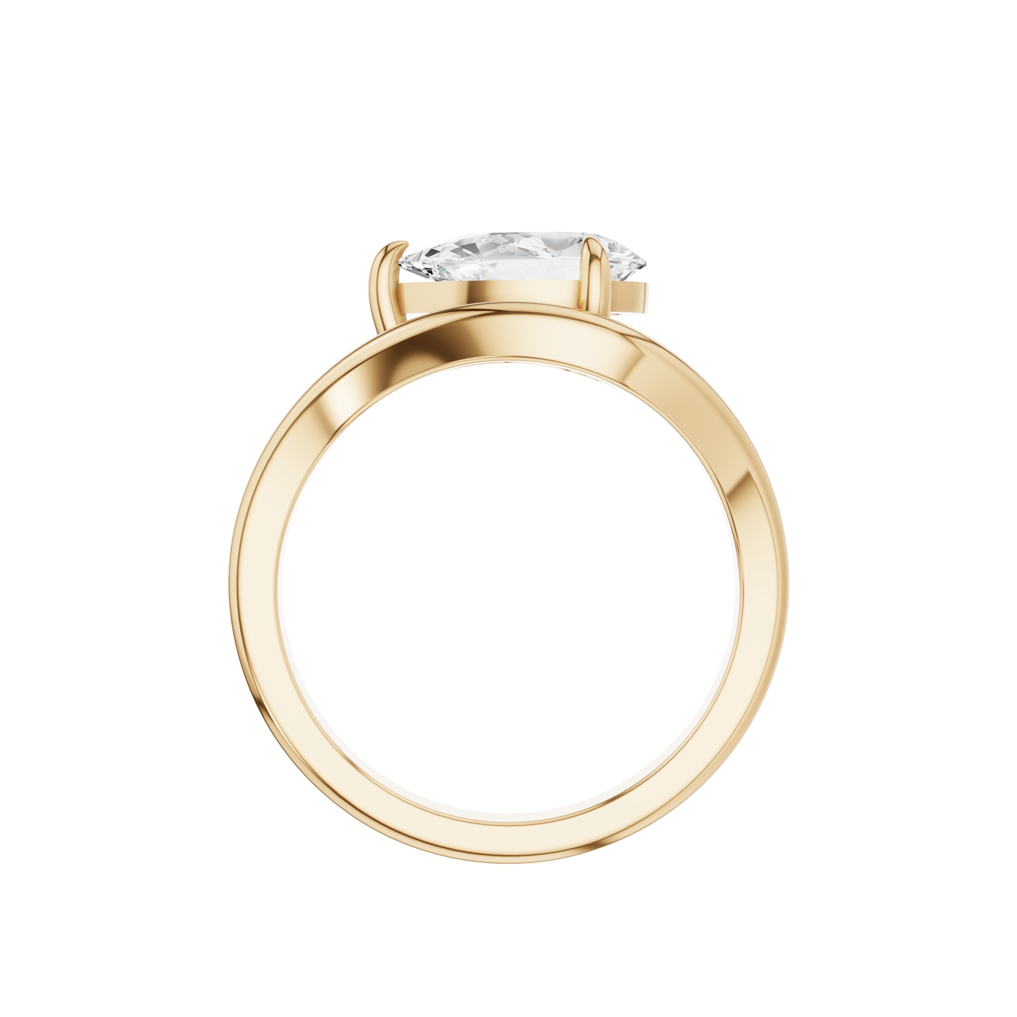 East to West Pear Ring