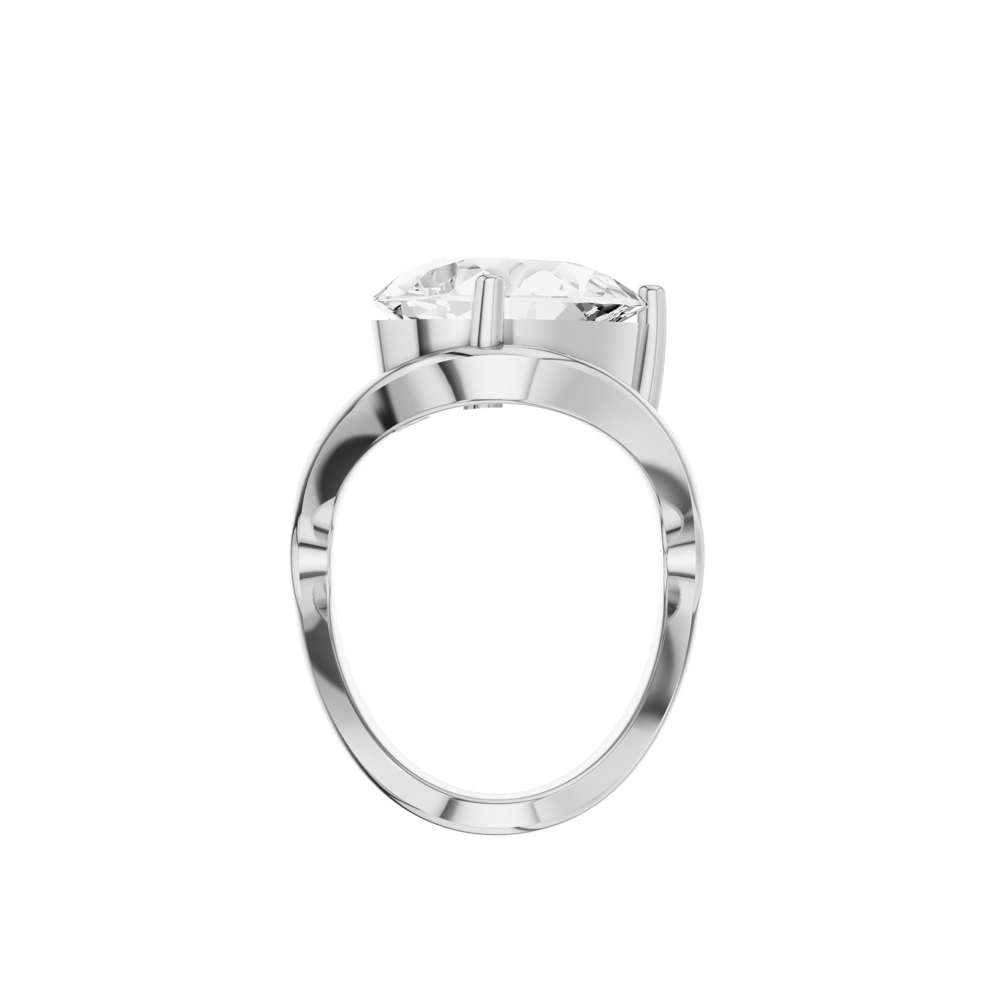 Pear Statement Ring