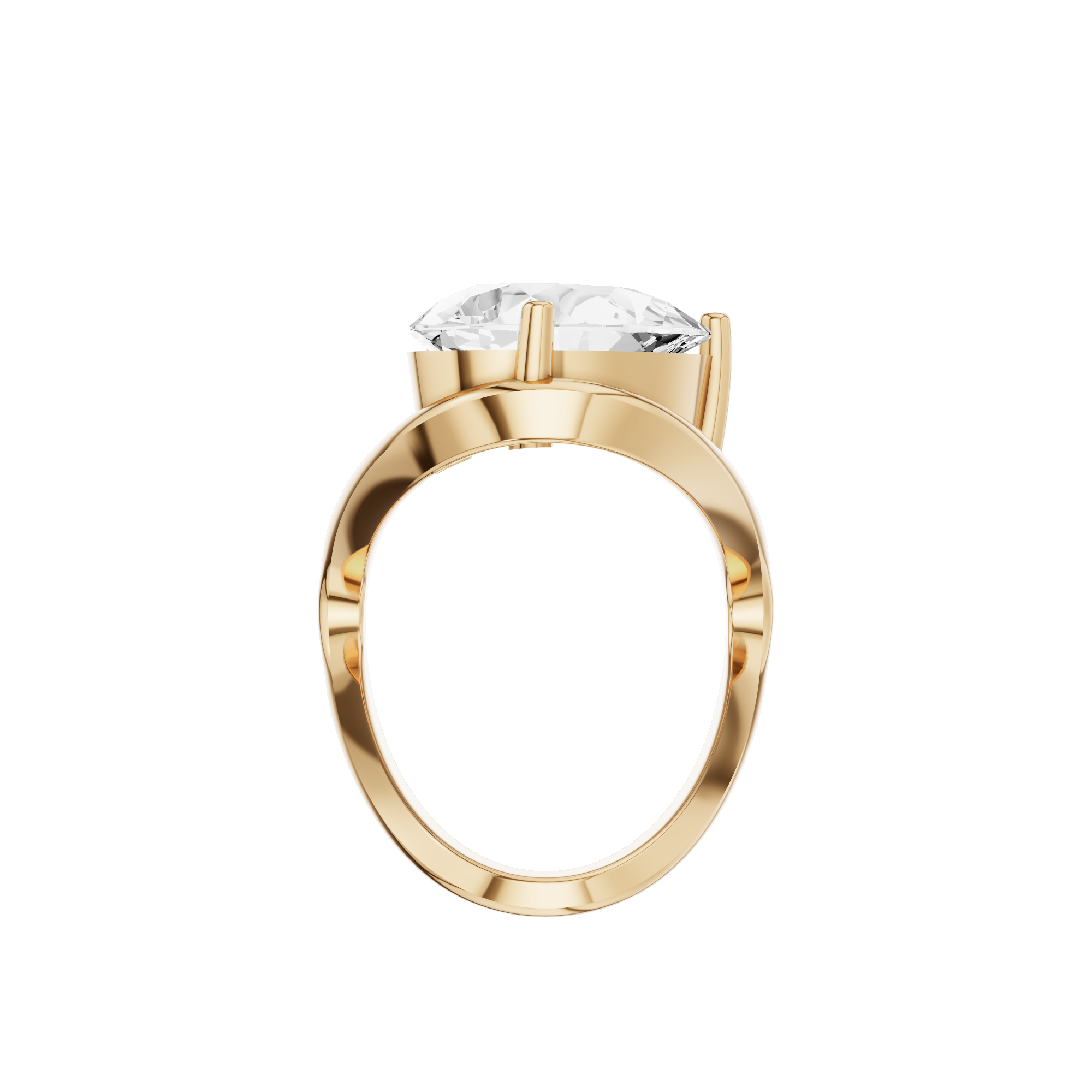 Pear Statement Ring