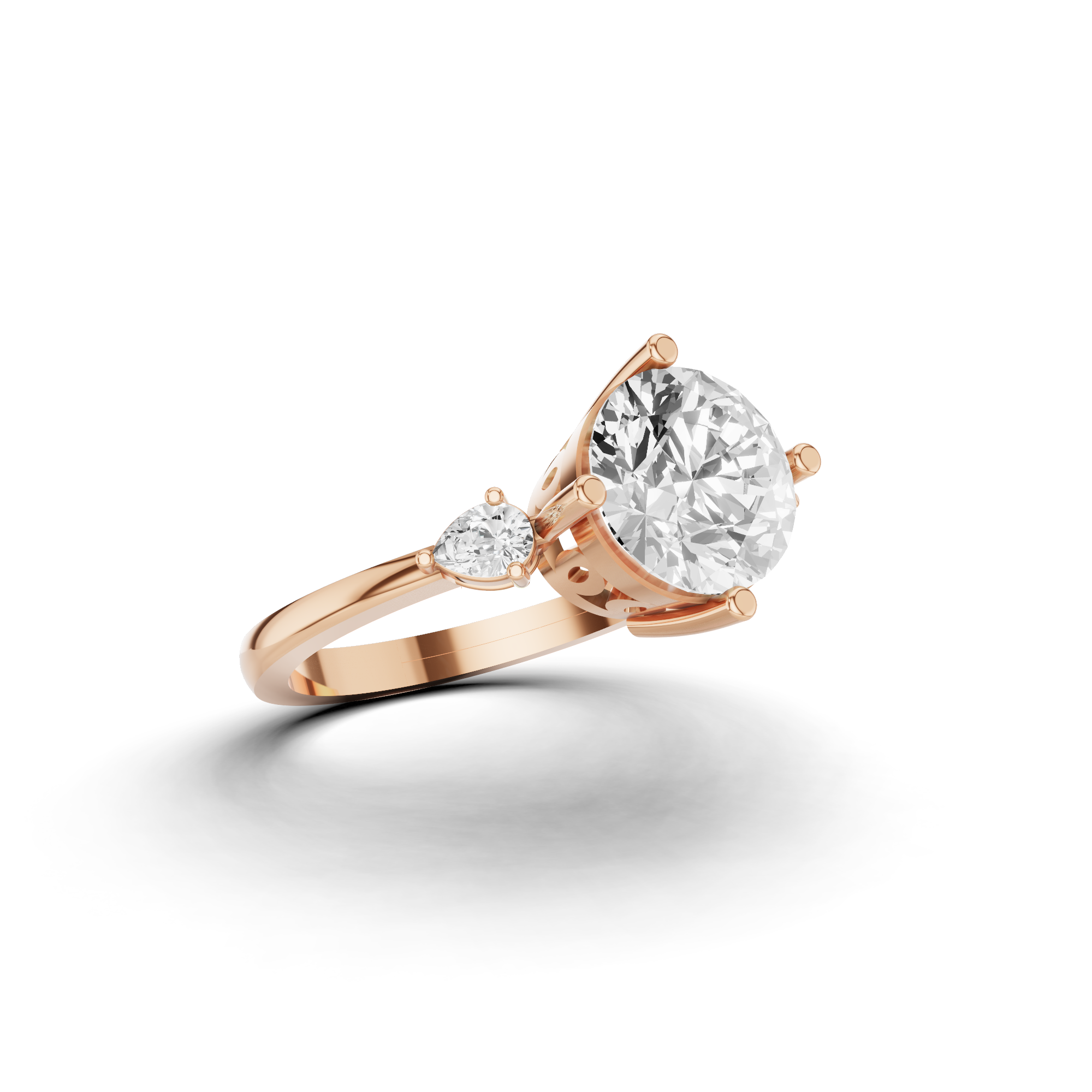 Three Stone Diamond Ring 2 CT