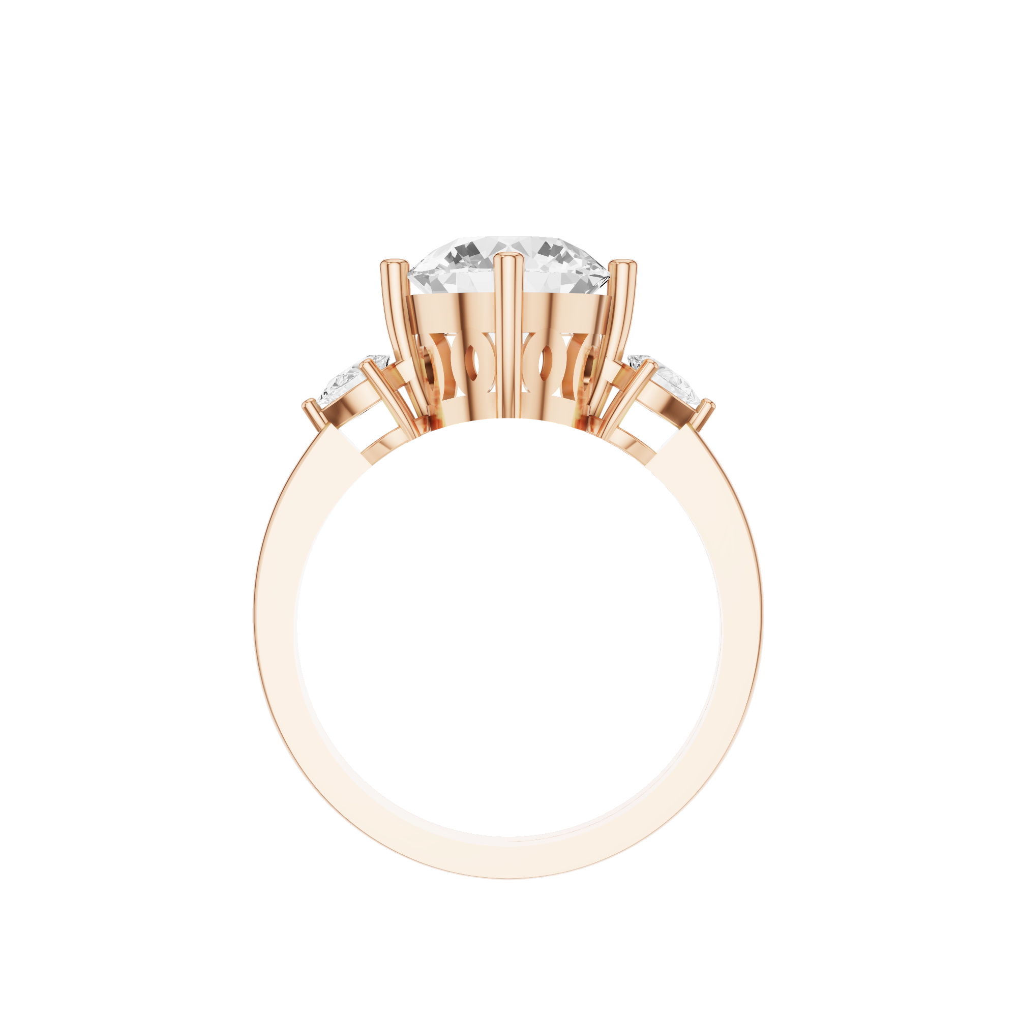 Three Stone Diamond Ring 2 CT
