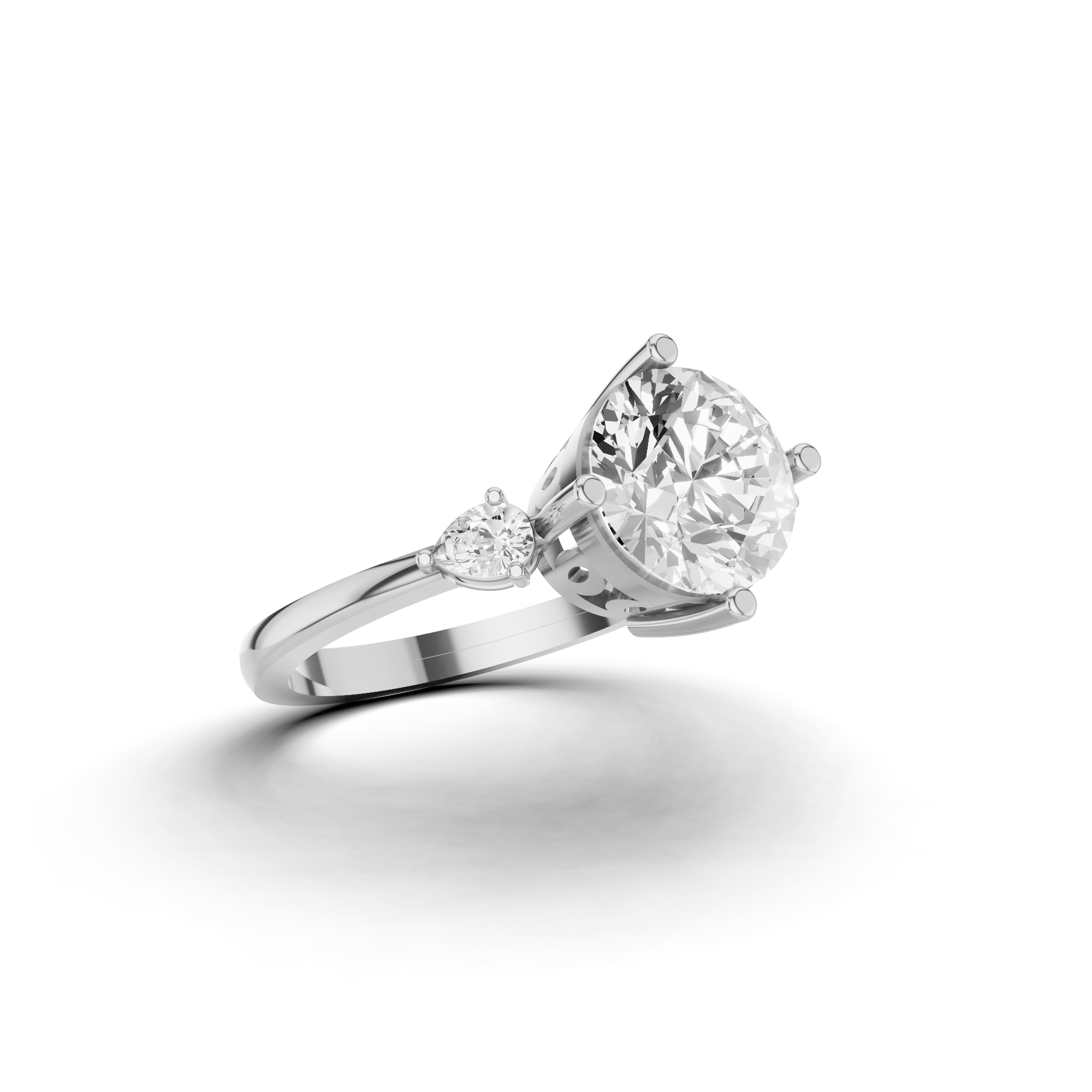 Three Stone Diamond Ring 2 CT