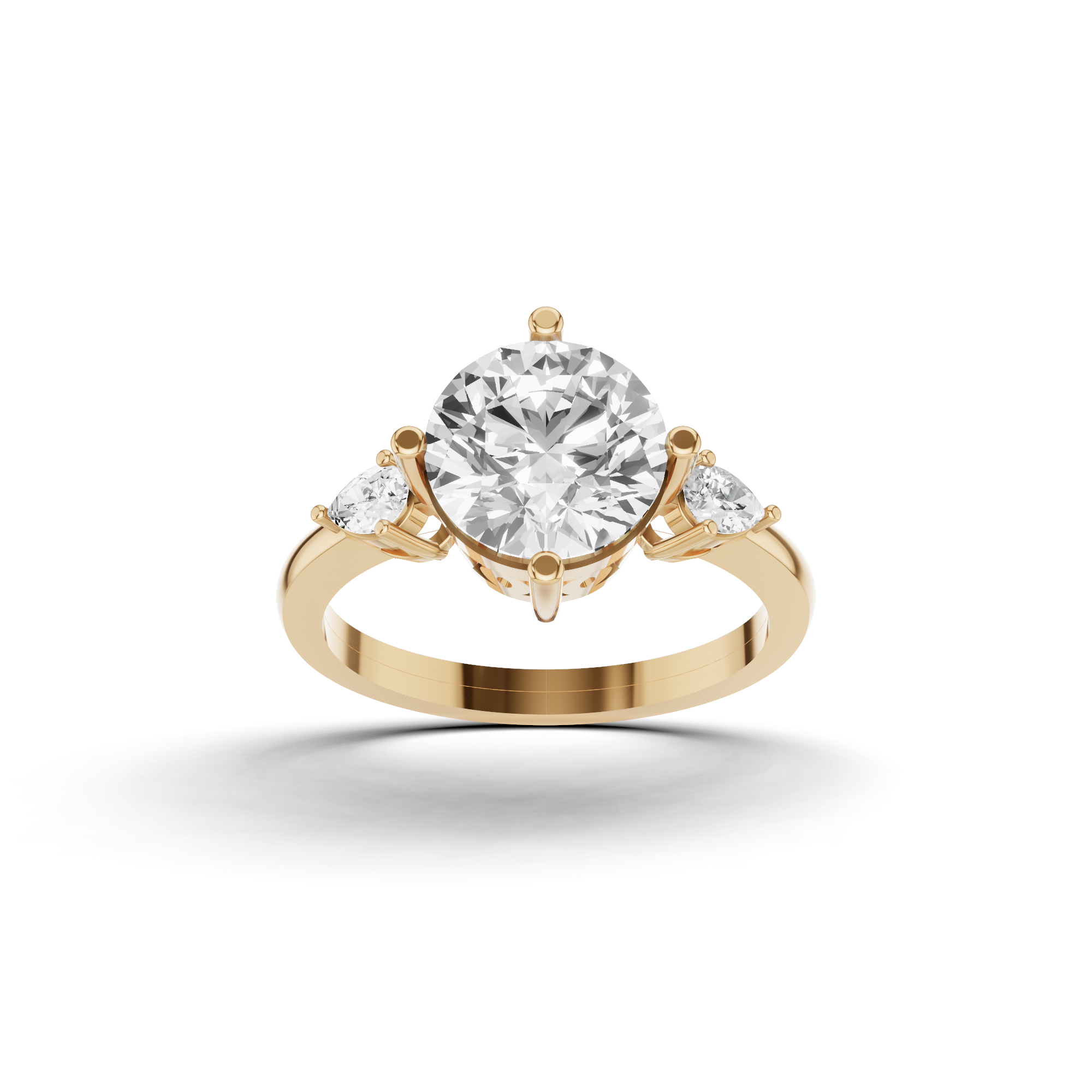 Three Stone Diamond Ring 2 CT