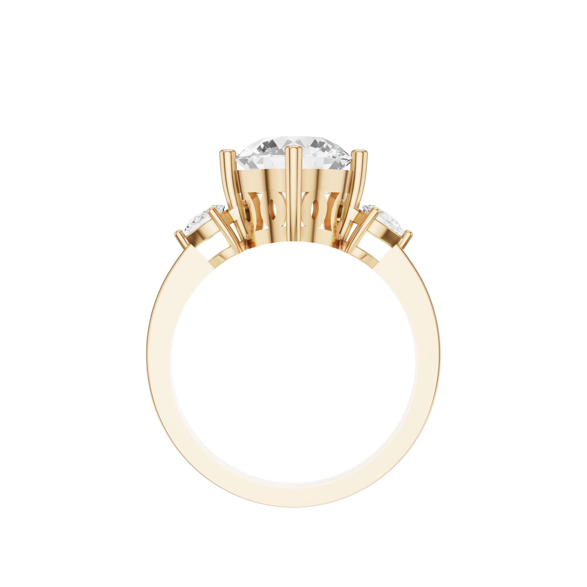 Three Stone Diamond Ring 2 CT