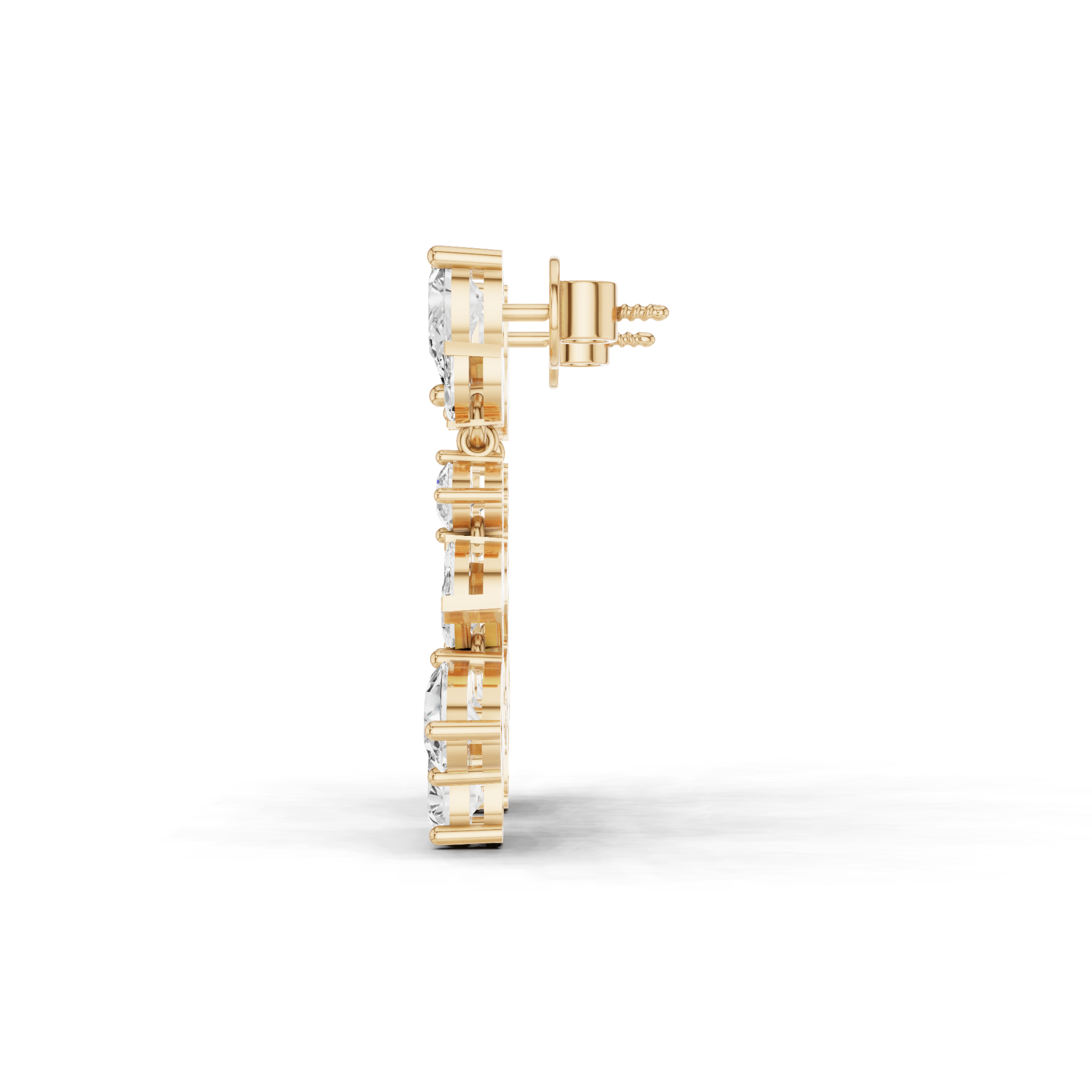 Multi Shape Drop Earrings