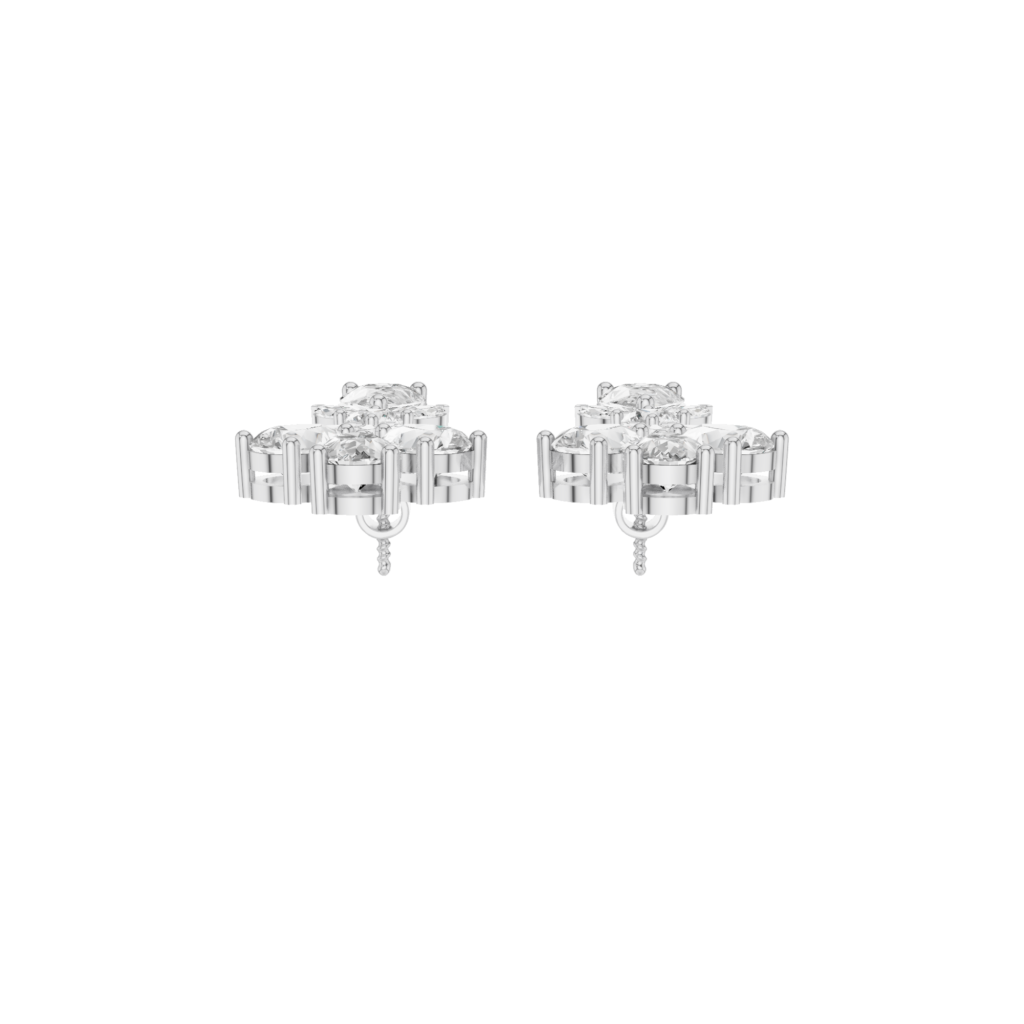 Multi Shape Drop Earrings