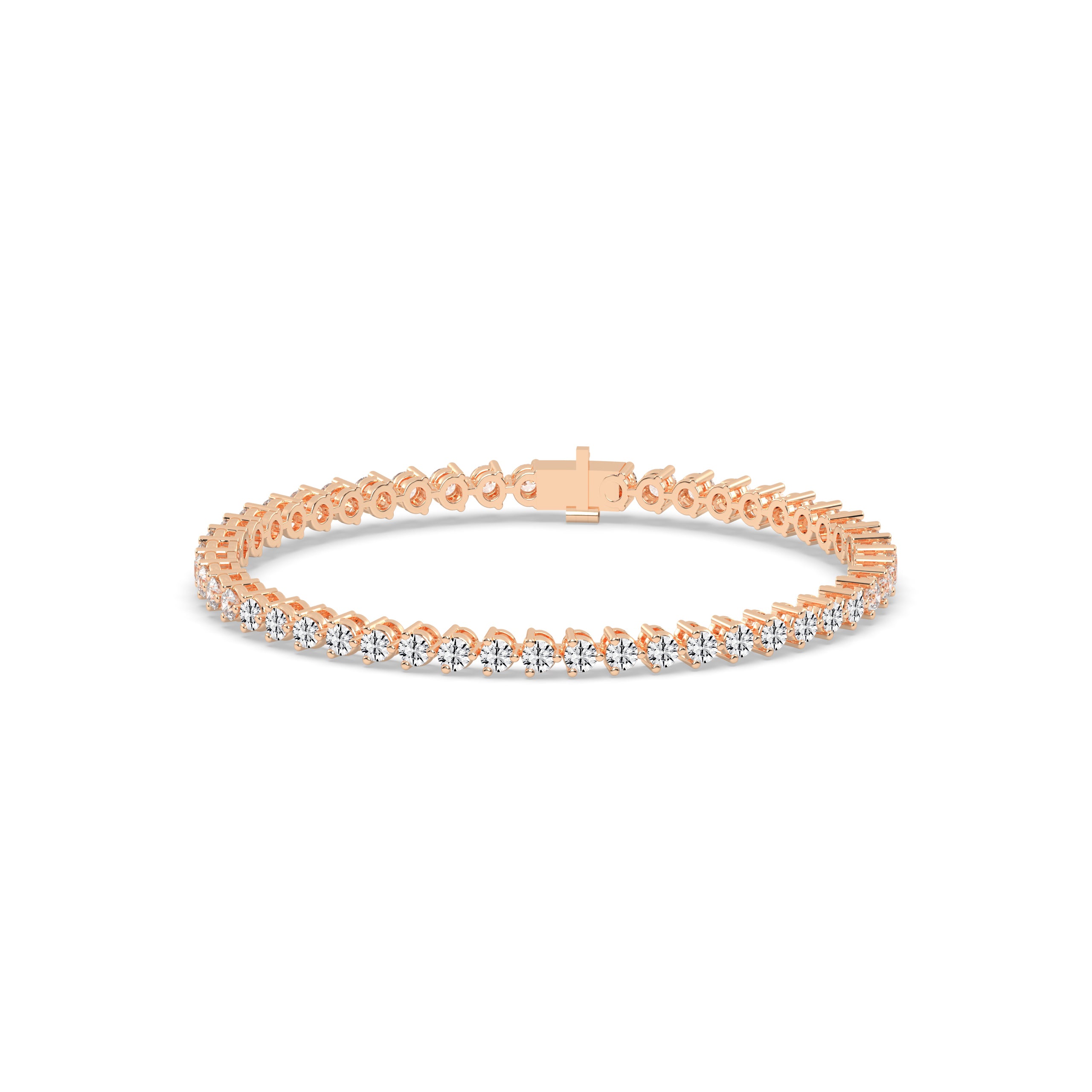 Round Tennis Bracelet 10.06 CT