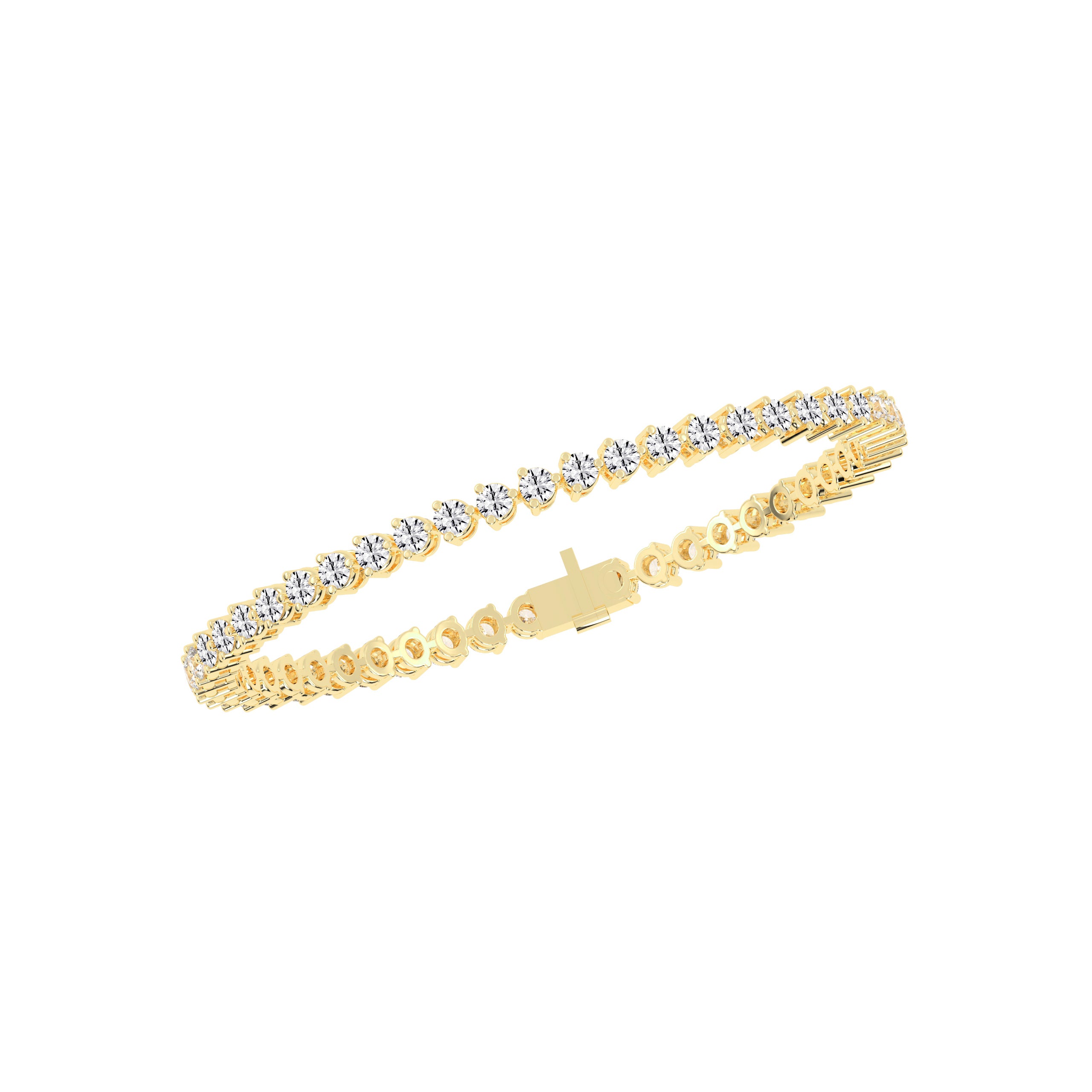 Round Tennis Bracelet 10.06 CT