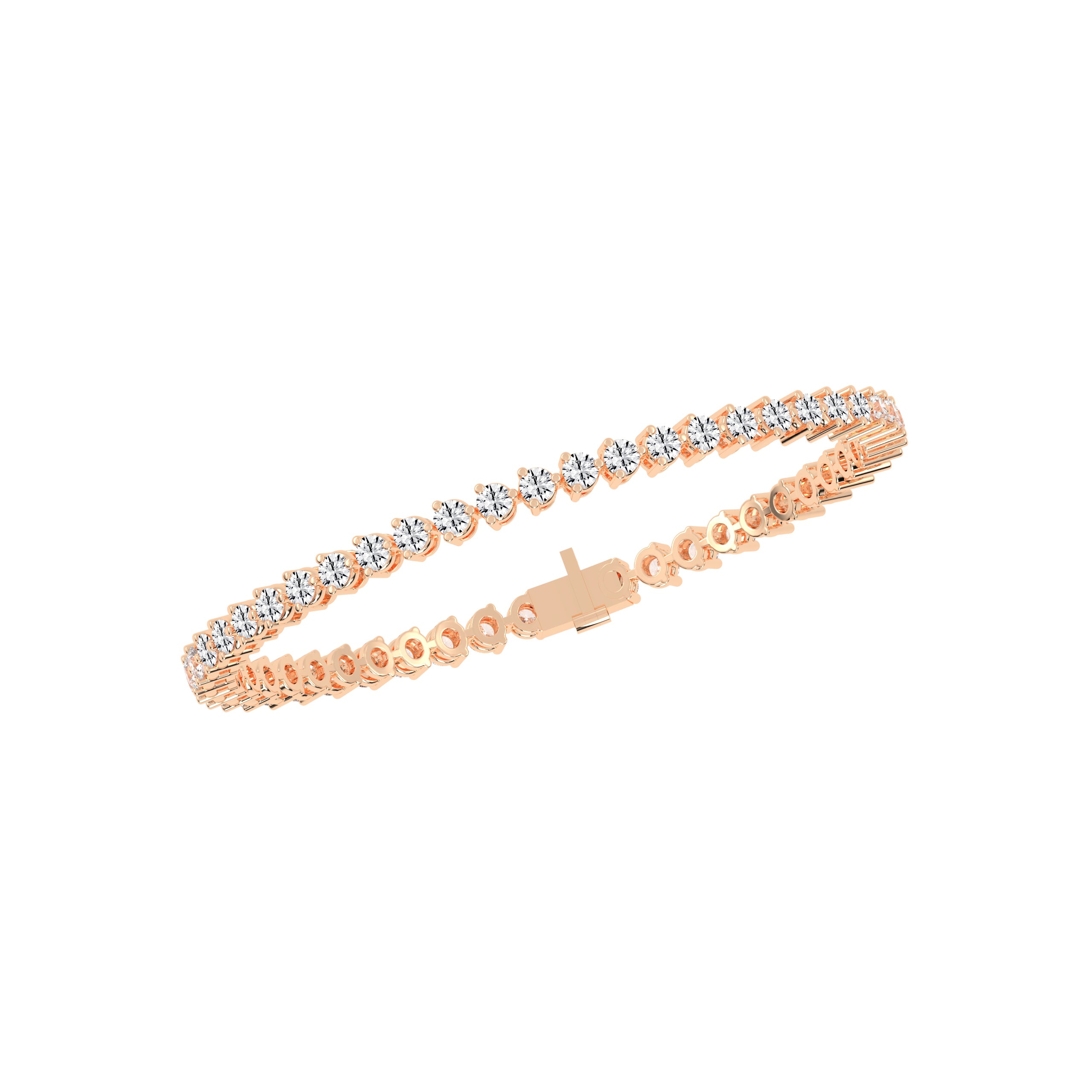 Round Tennis Bracelet 10.06 CT