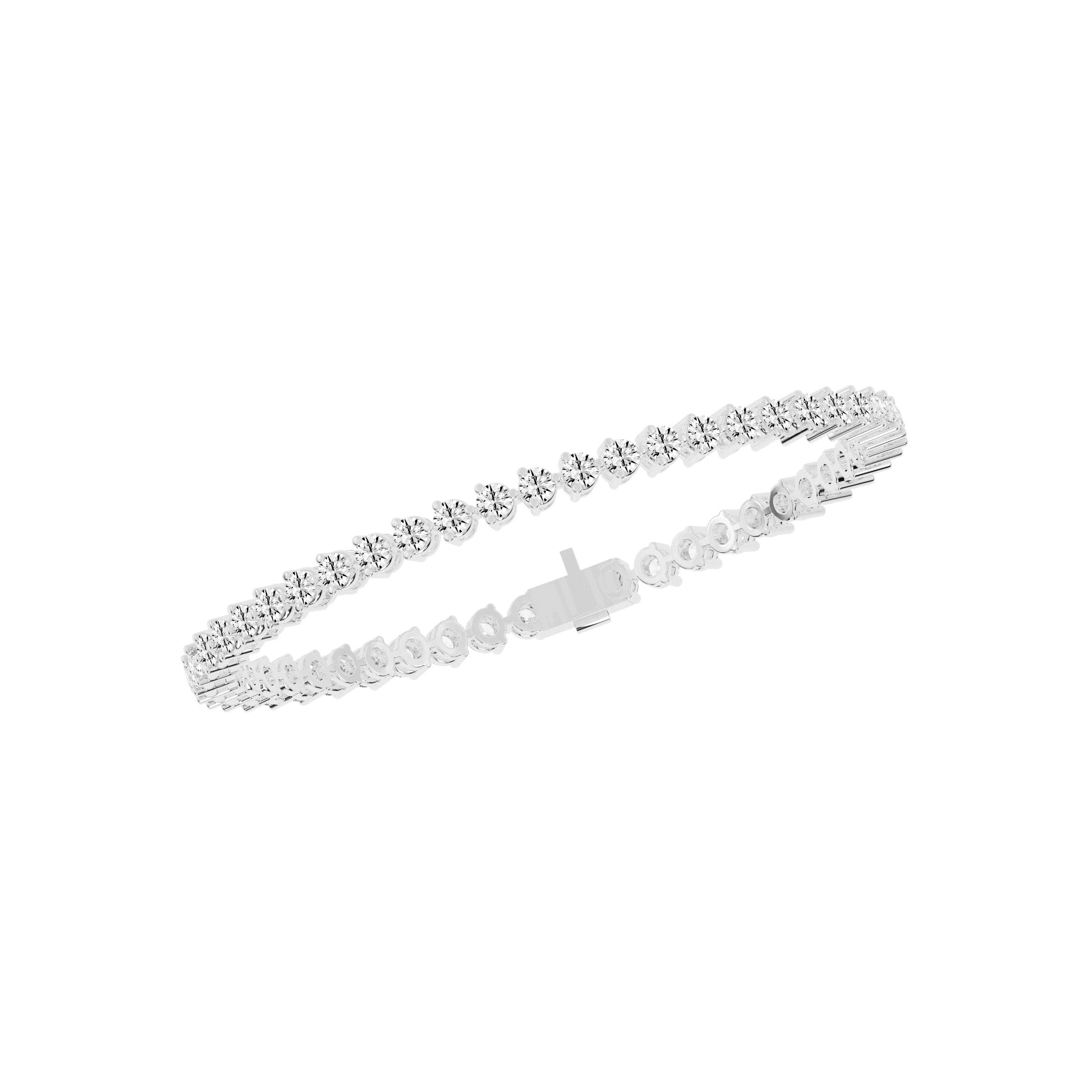 Round Tennis Bracelet 10.06 CT