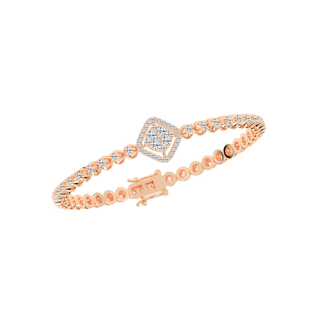 Majestic Round Tennis Bracelet 4.59 CT