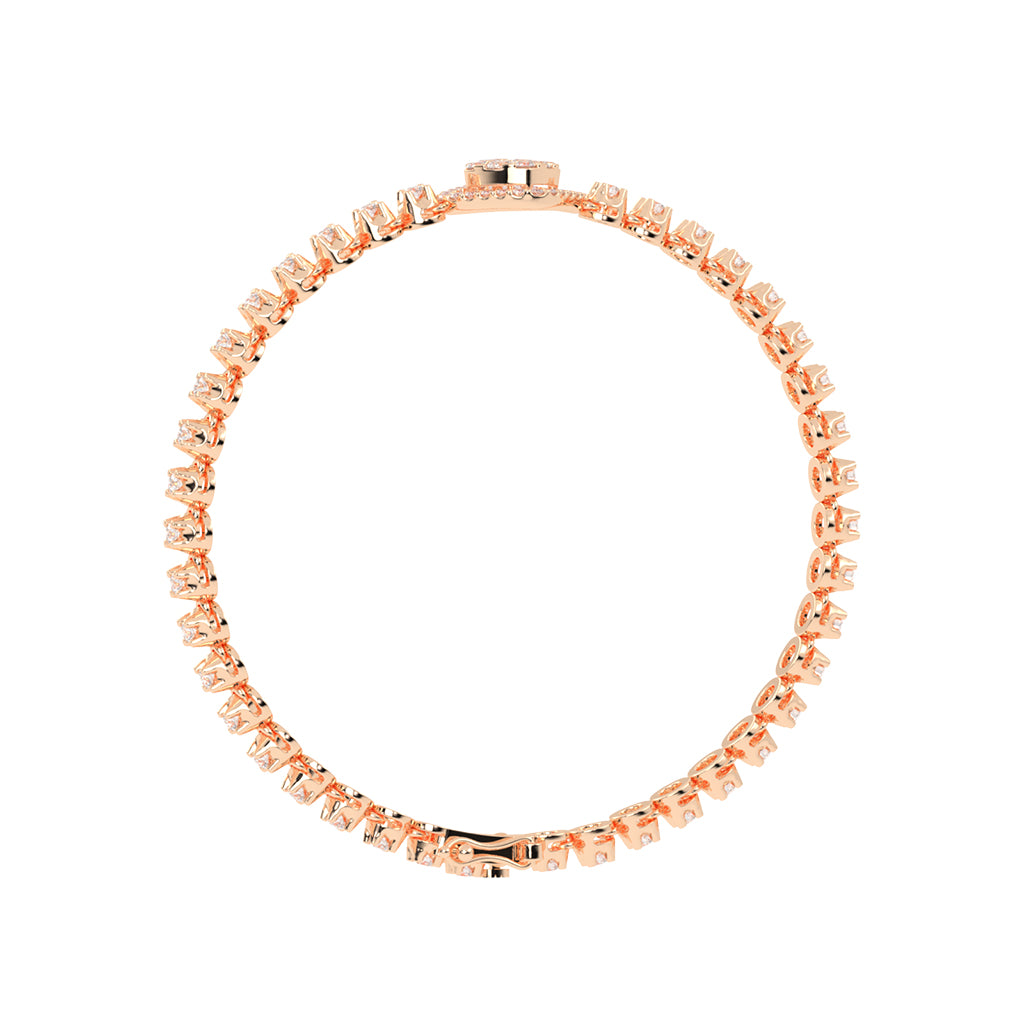 Majestic Round Tennis Bracelet 4.59 CT