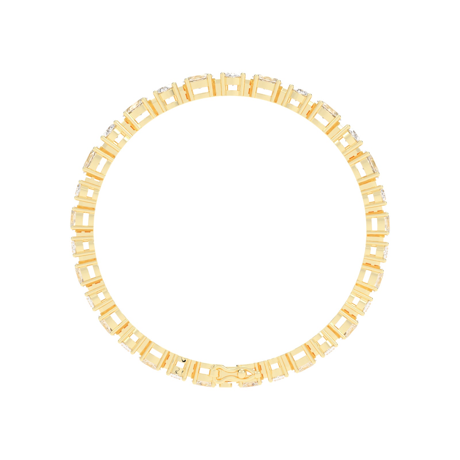 Alternating Oval Tennis Bracelet 8.65 CT