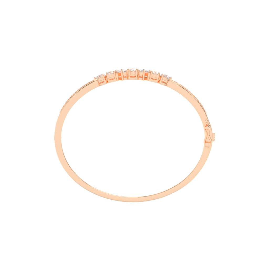 Mixed Diamond Bangle