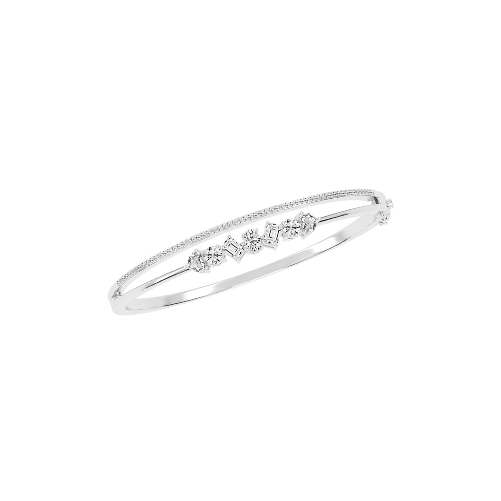 Mixed Diamond Bangle