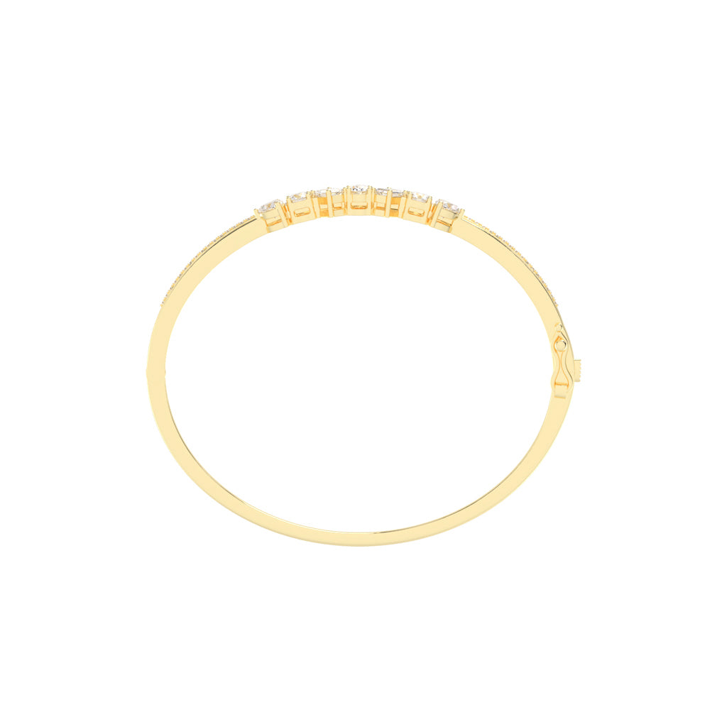 Mixed Diamond Bangle
