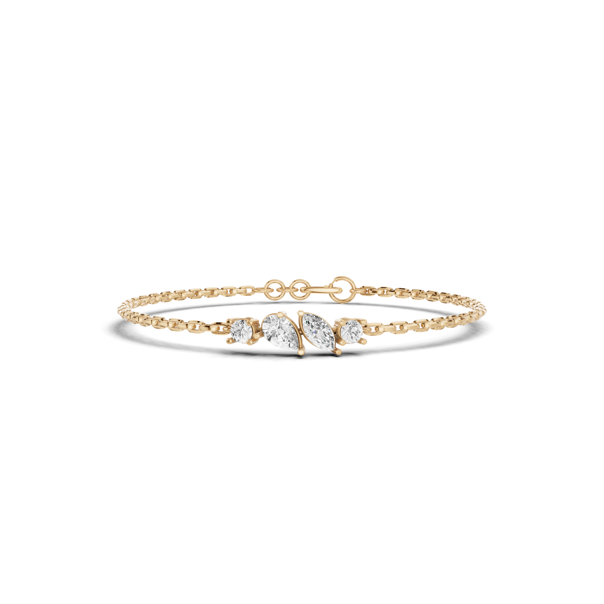 Pear & Marquise Bracelet 1 CT