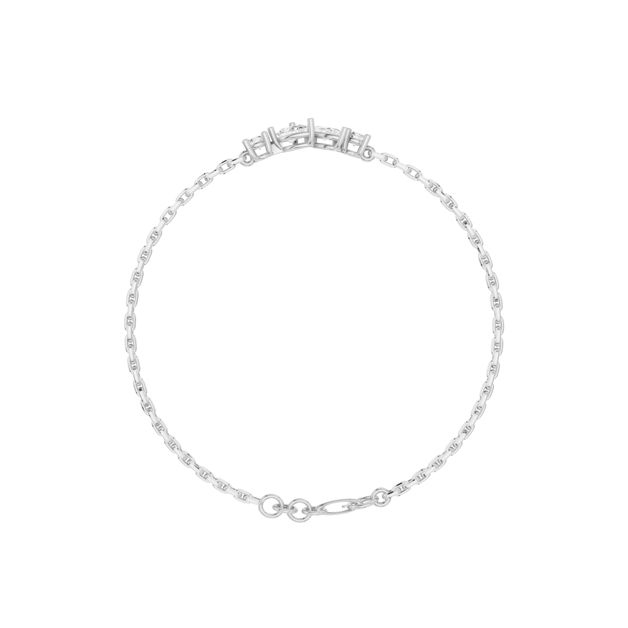 Pear & Marquise Bracelet 1 CT