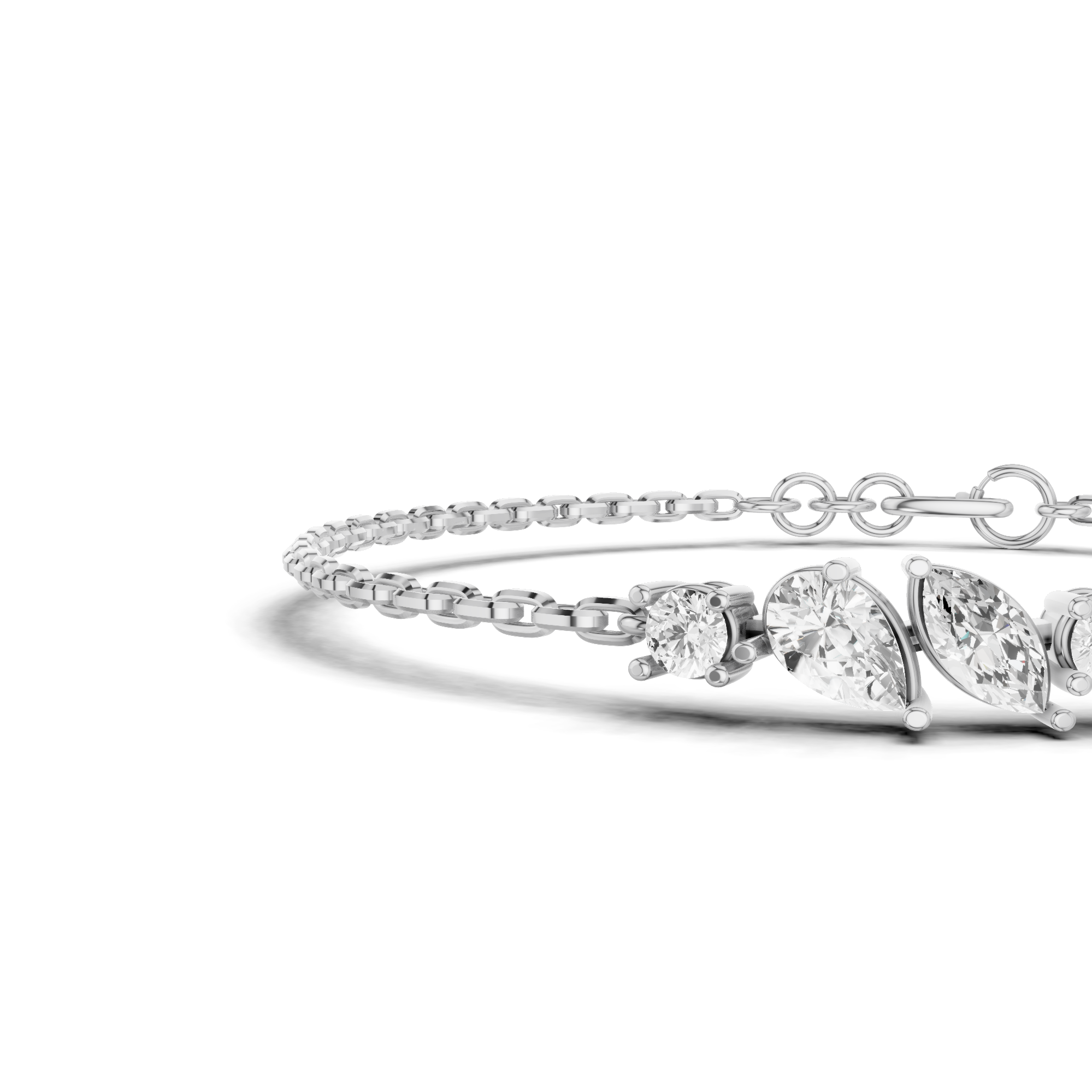 Pear & Marquise Bracelet 1 CT