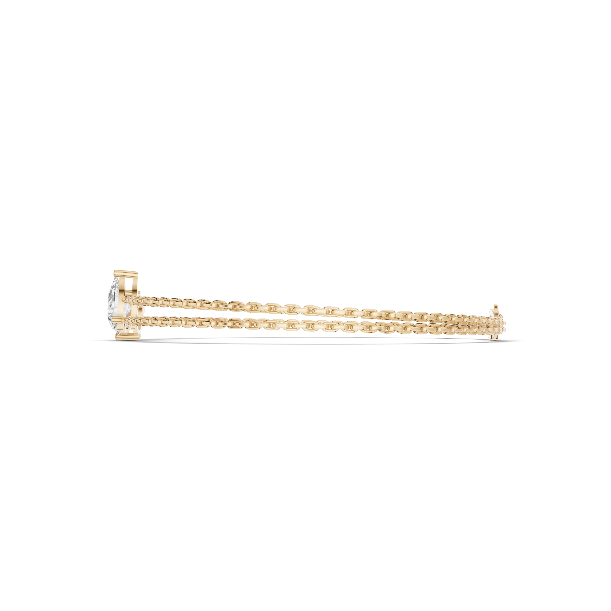 Pear & Round Bracelet 1.5 CT