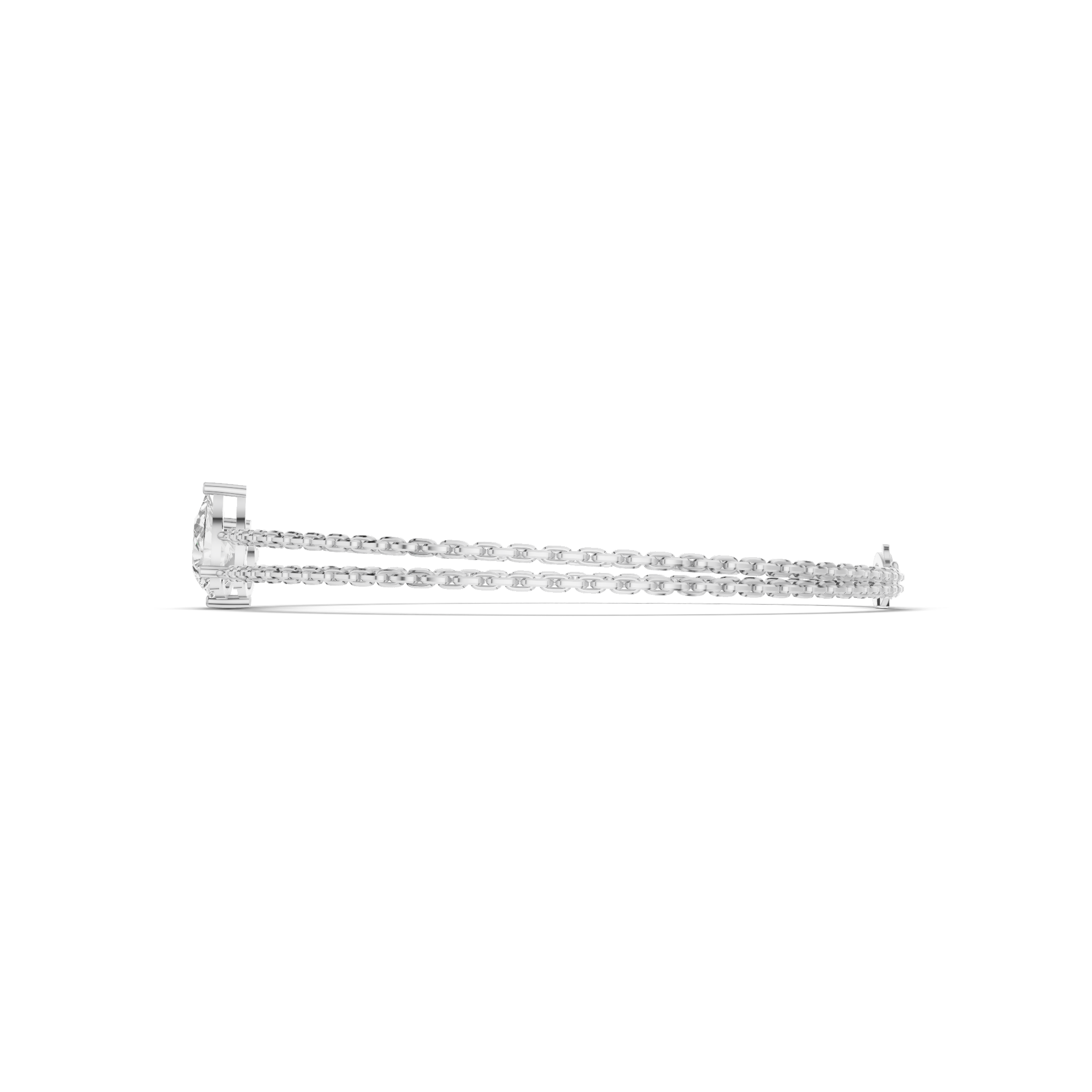 Pear & Round Bracelet 1.5 CT