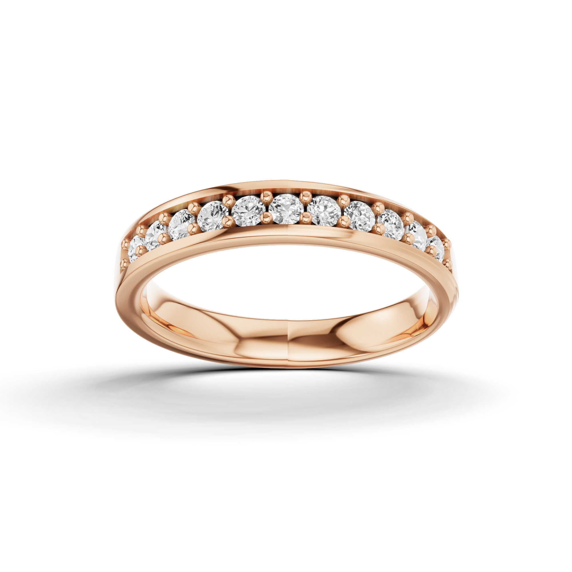 Channel Set Diamond Band