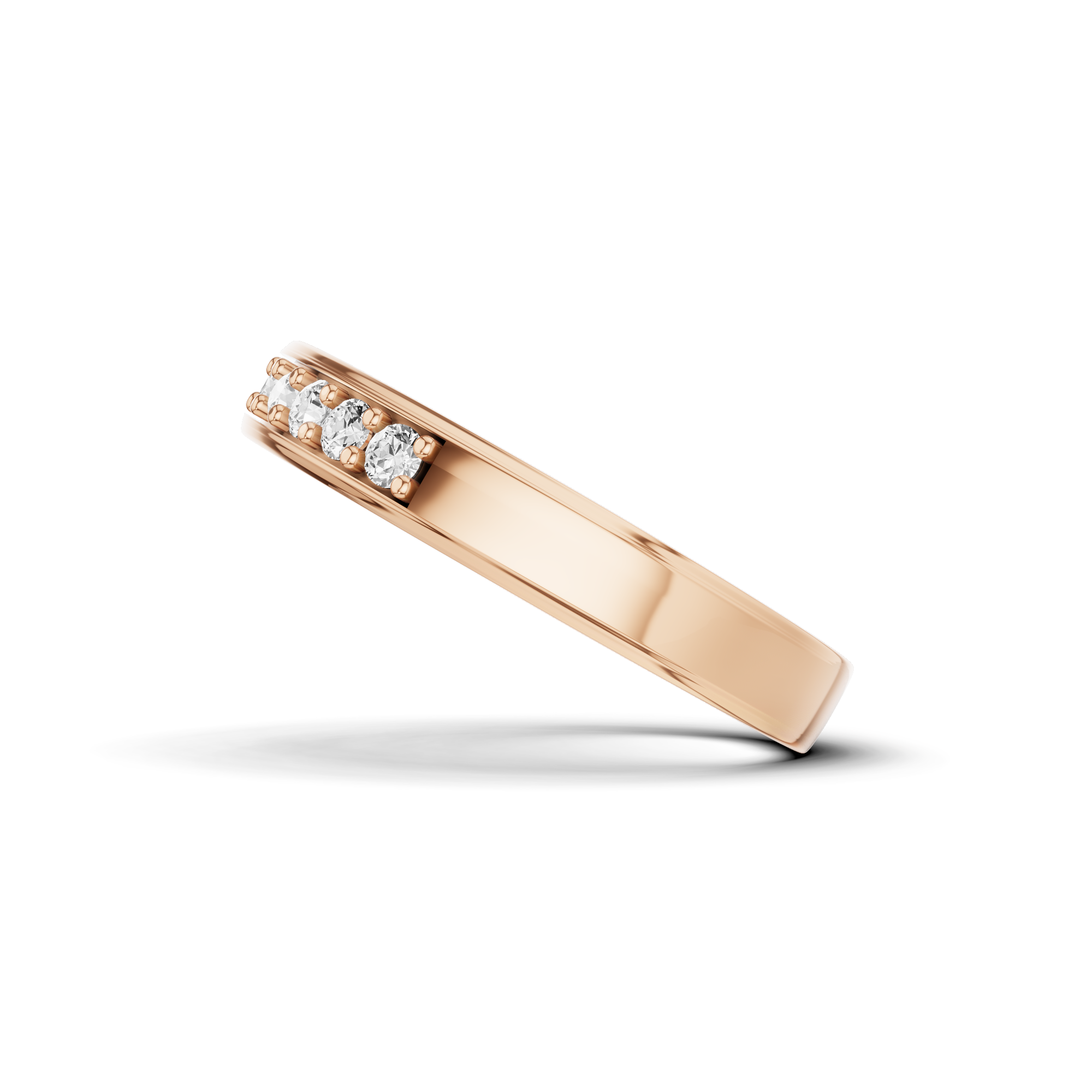 Channel Set Diamond Band