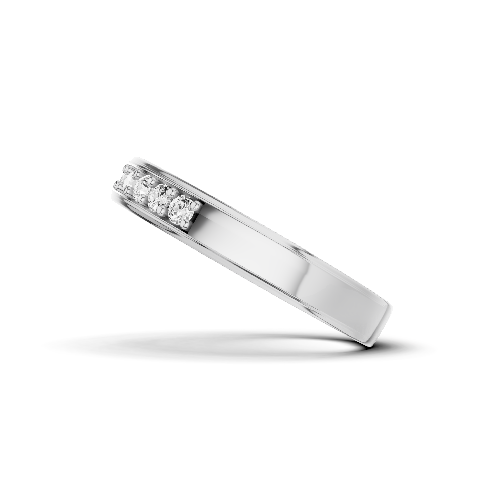 Channel Set Diamond Band