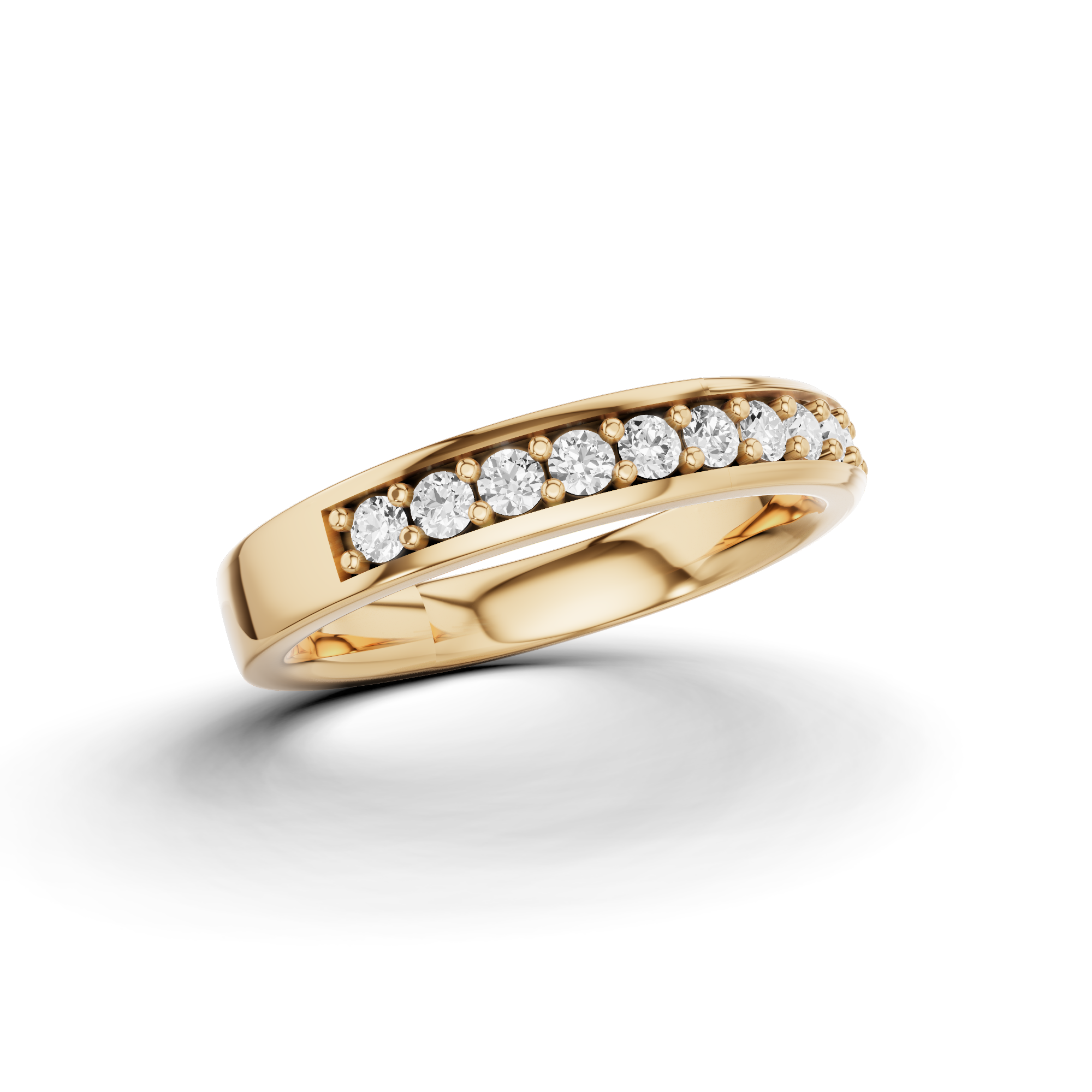 Channel Set Diamond Band