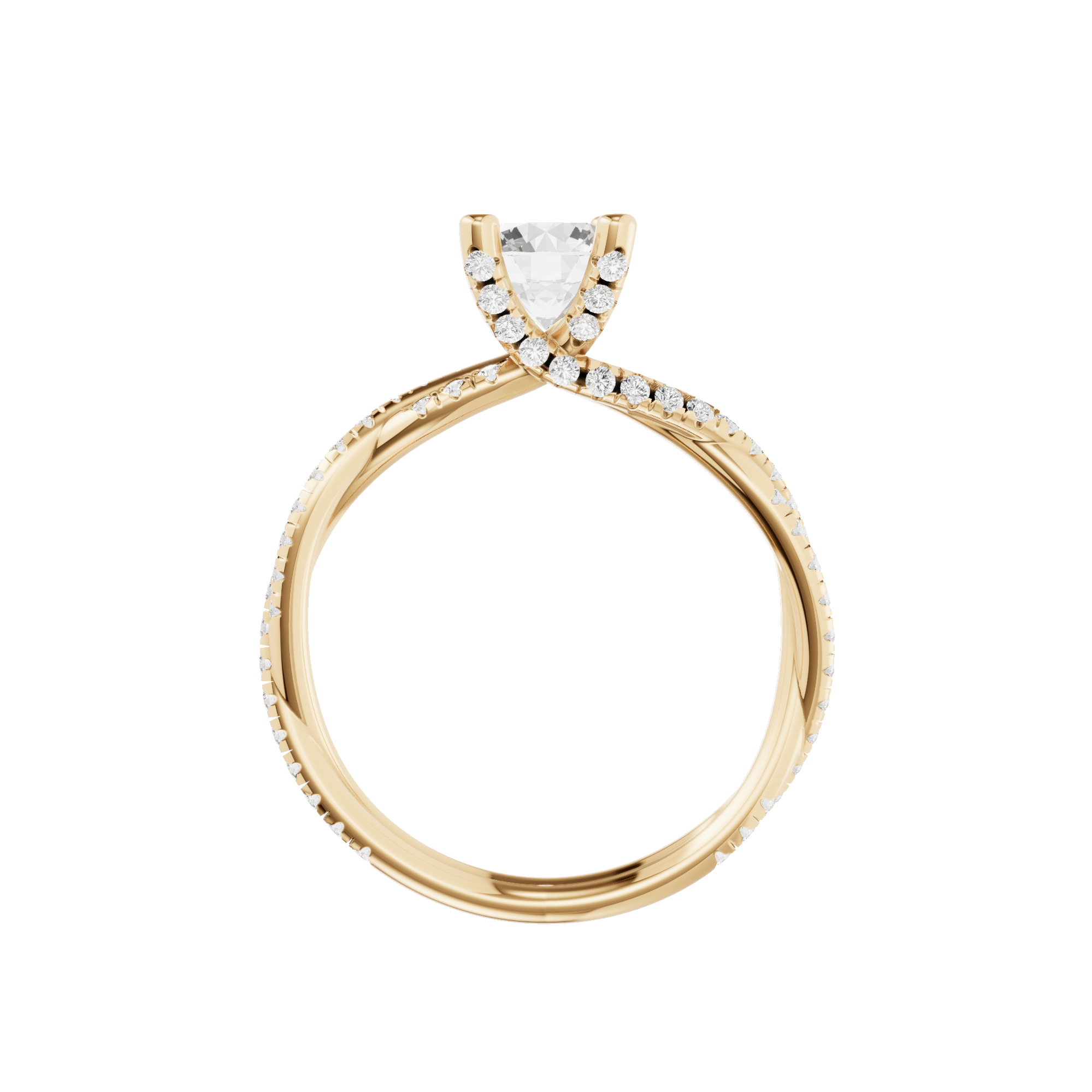 Entwined Engagement Ring