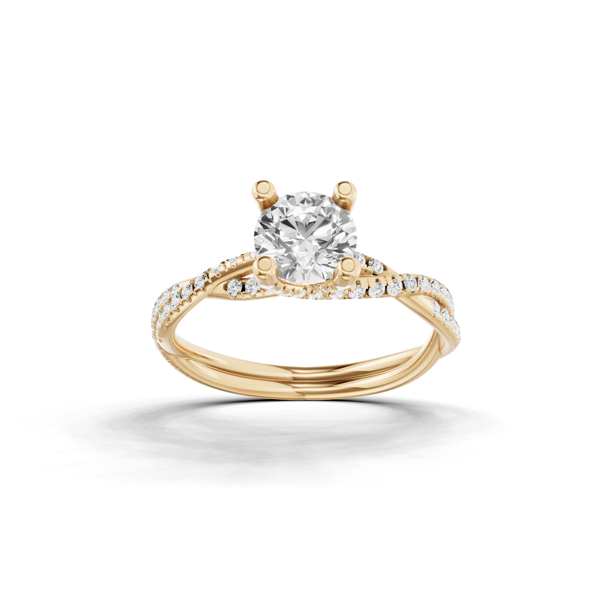 Entwined Engagement Ring