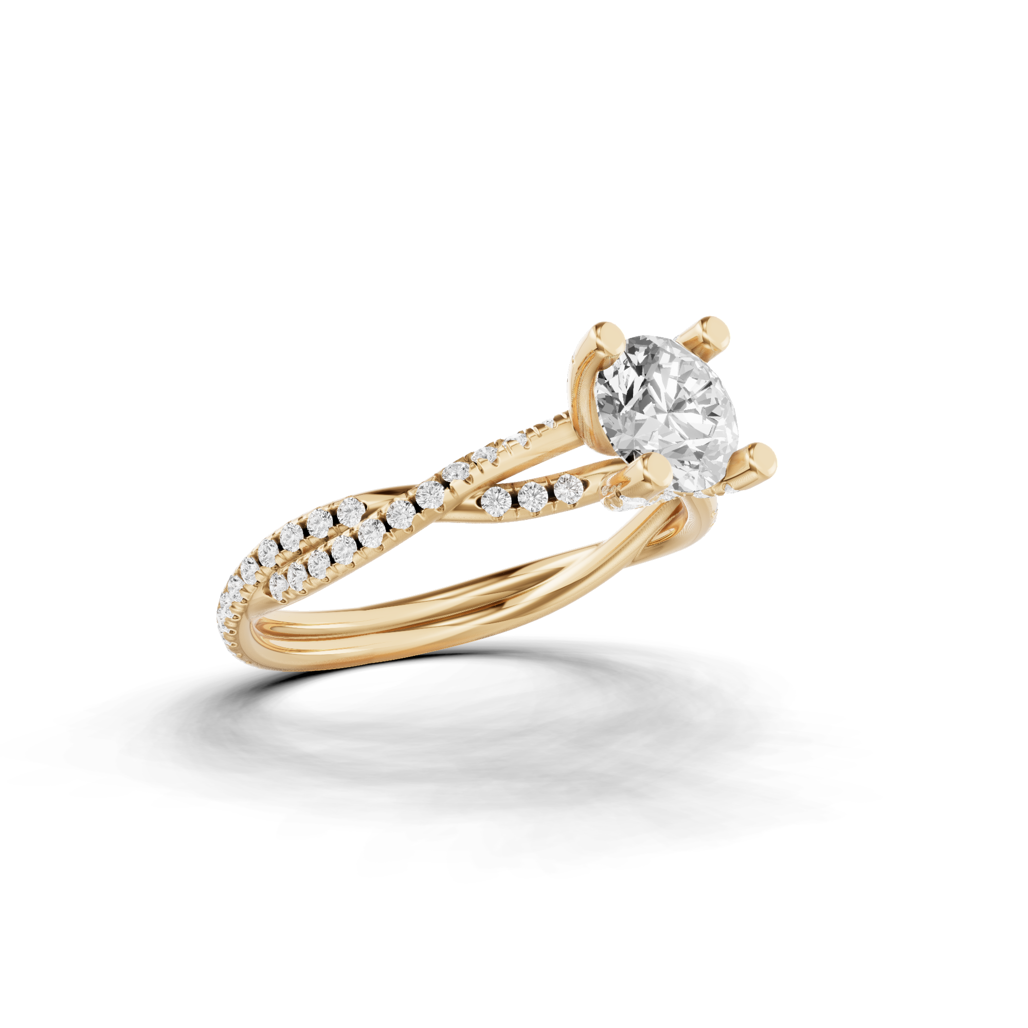 Entwined Engagement Ring