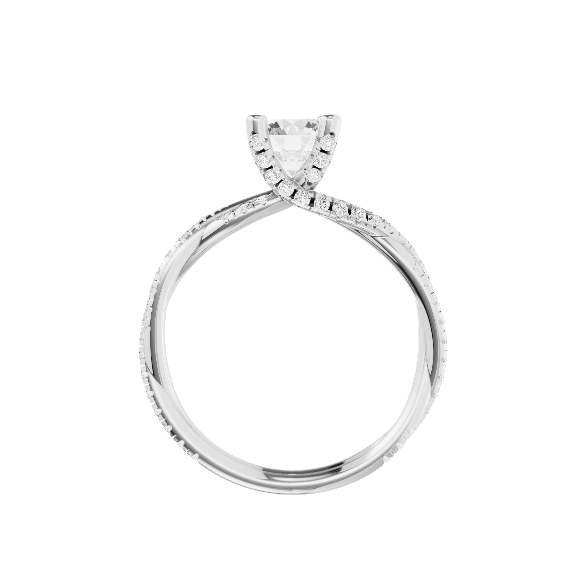 Entwined Engagement Ring