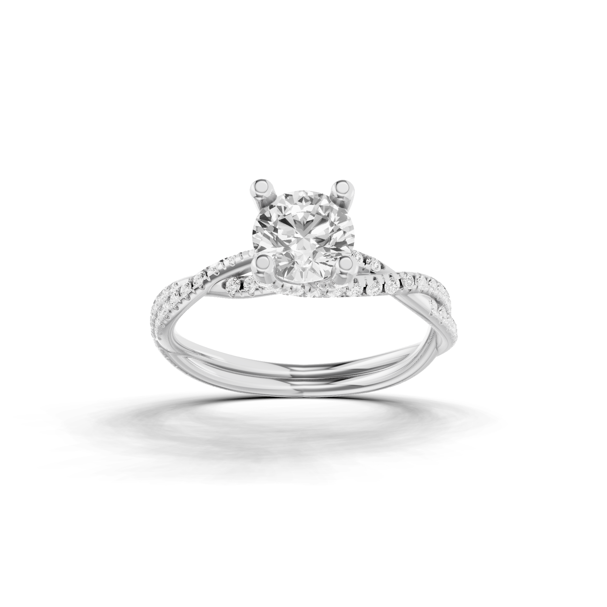 Entwined Engagement Ring