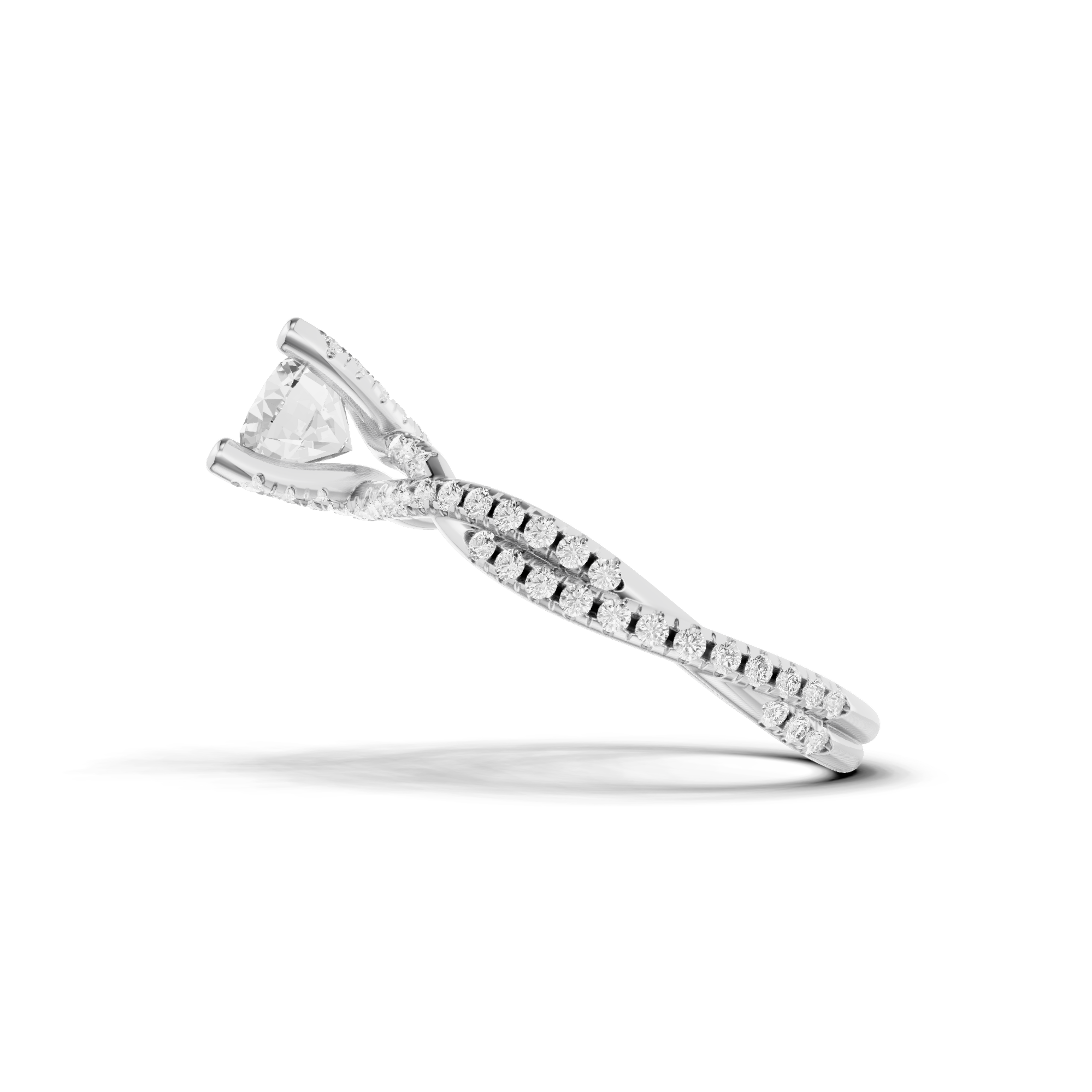Entwined Engagement Ring